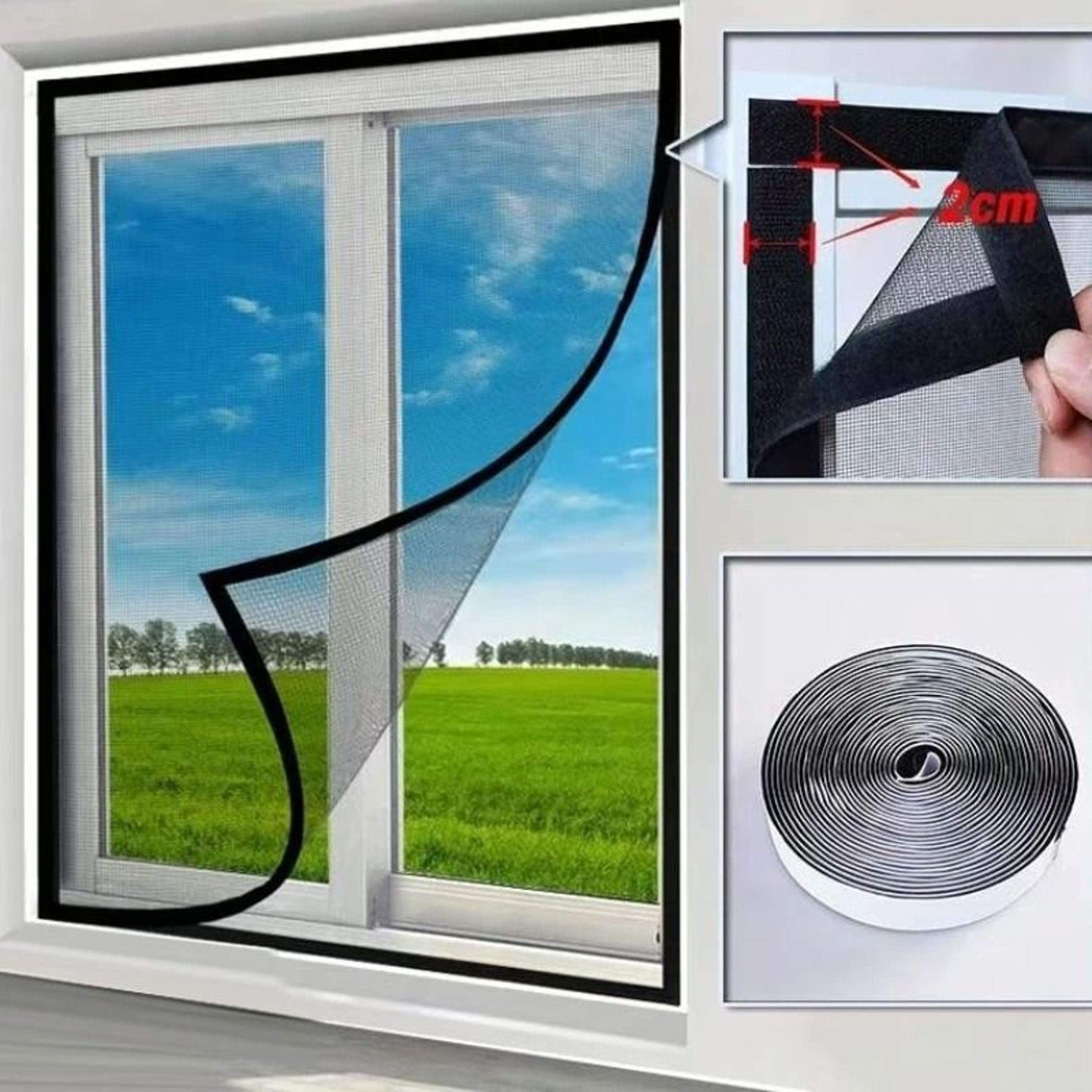 Customizable Mosquito Door Window Screen Mesh For Fresh Air Insect Protection 0