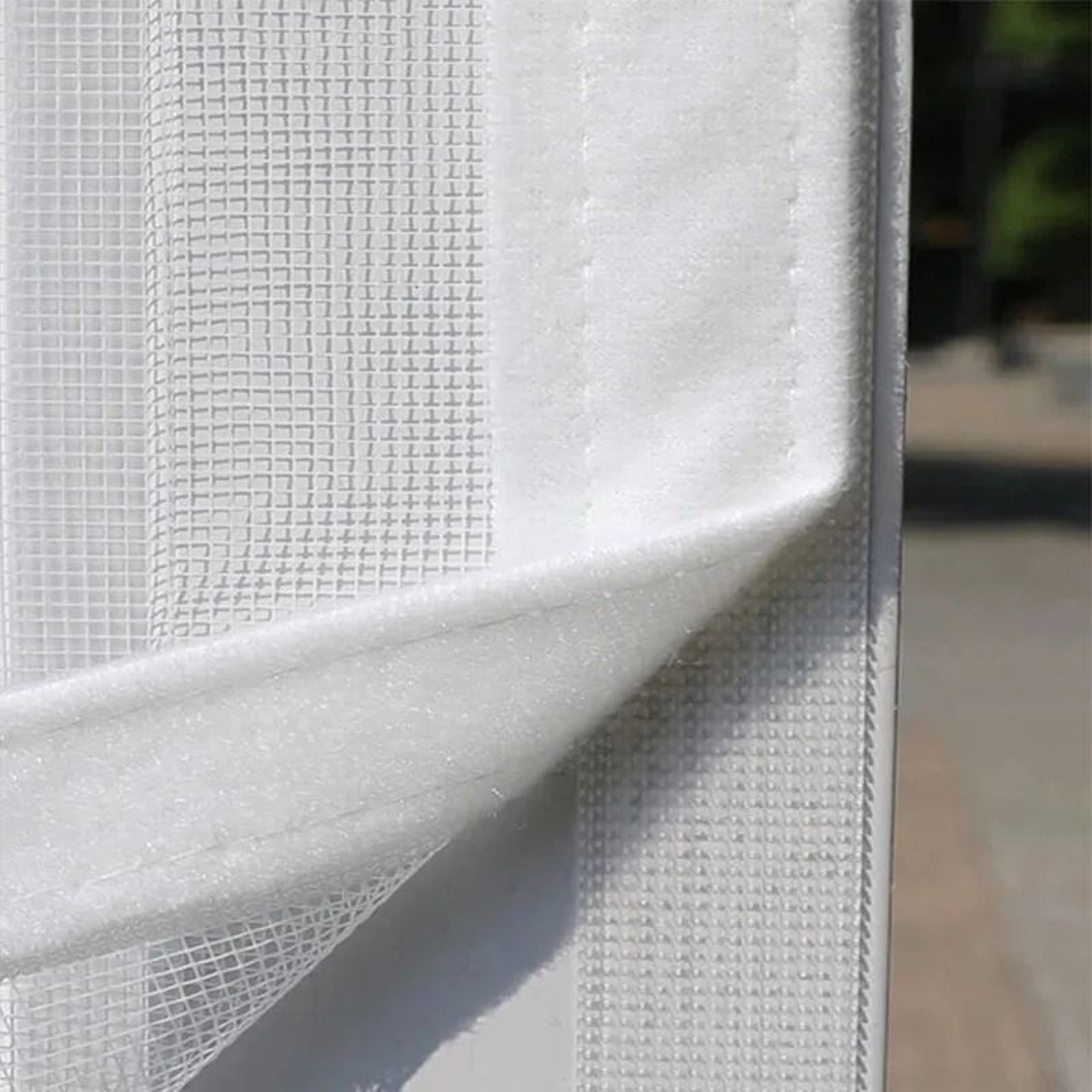White Self Adhesive Mosquito Window Screen For Easy Summer Insect Protection 4