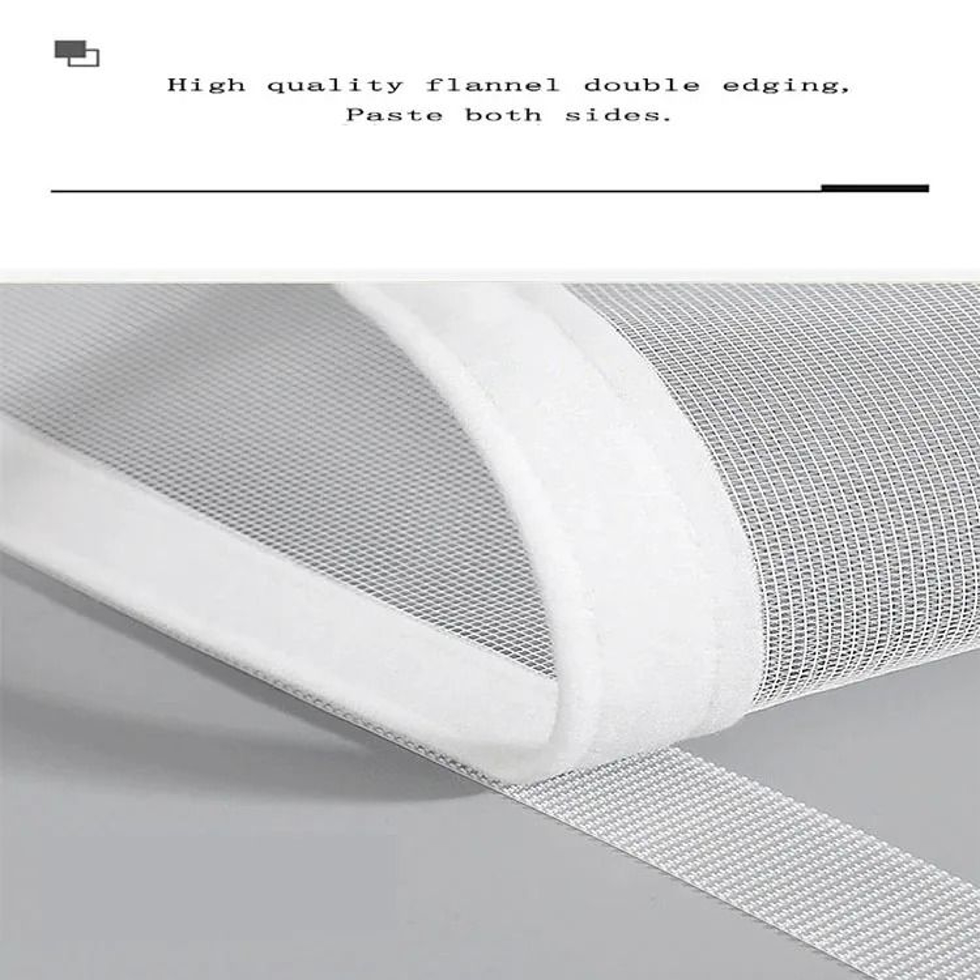 White Self Adhesive Mosquito Window Screen For Easy Summer Insect Protection 5