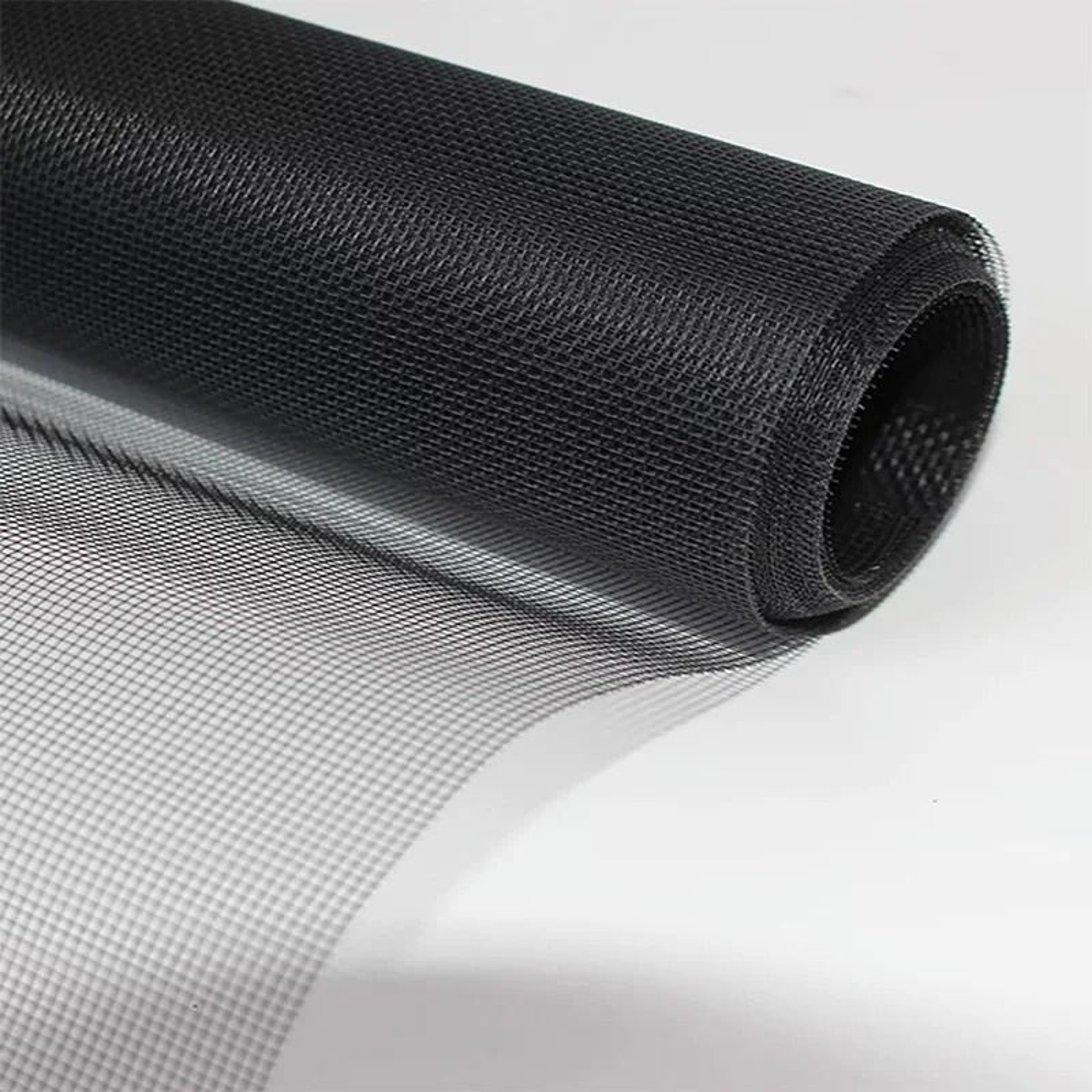 Black Side Opening Magnetic Mosquito Screen Door For No Drill Protection 8