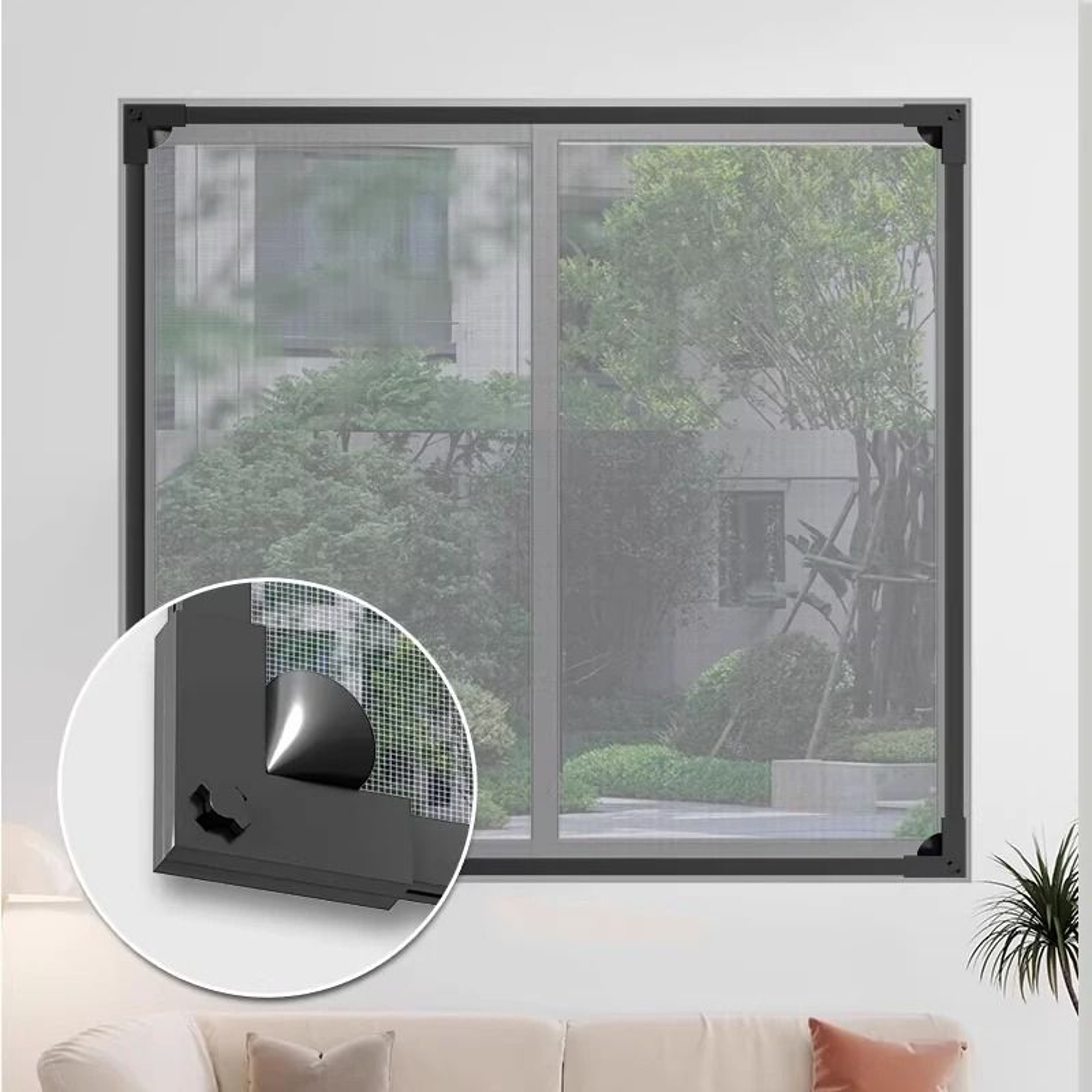 DIY Magnetic Window Screen Accessory Strips For Secure Windproof Mosquito Protection 10