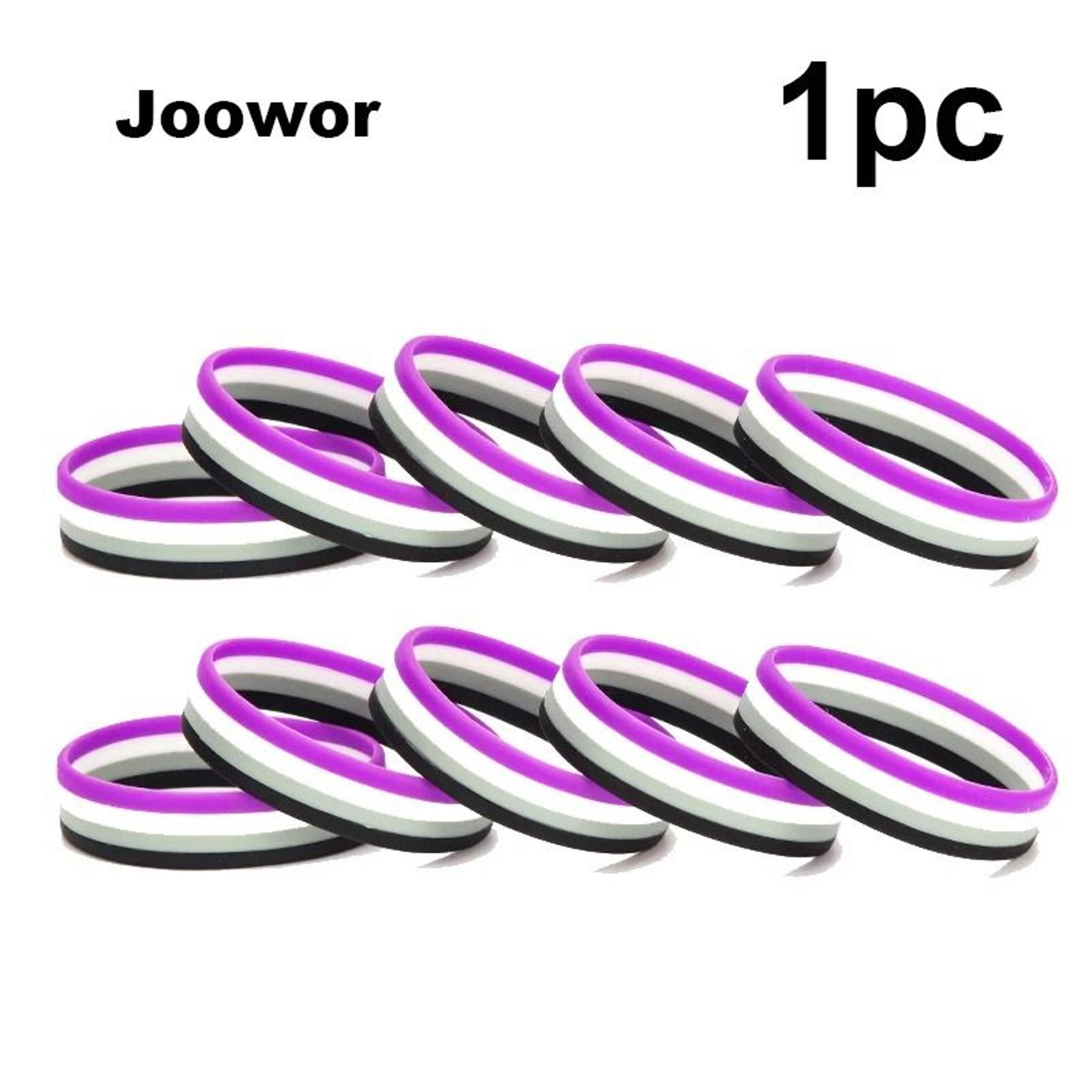 Rainbow Pride Silicone Bracelet Colorful Wristband For Everyday Identity Expression Jewelry 2