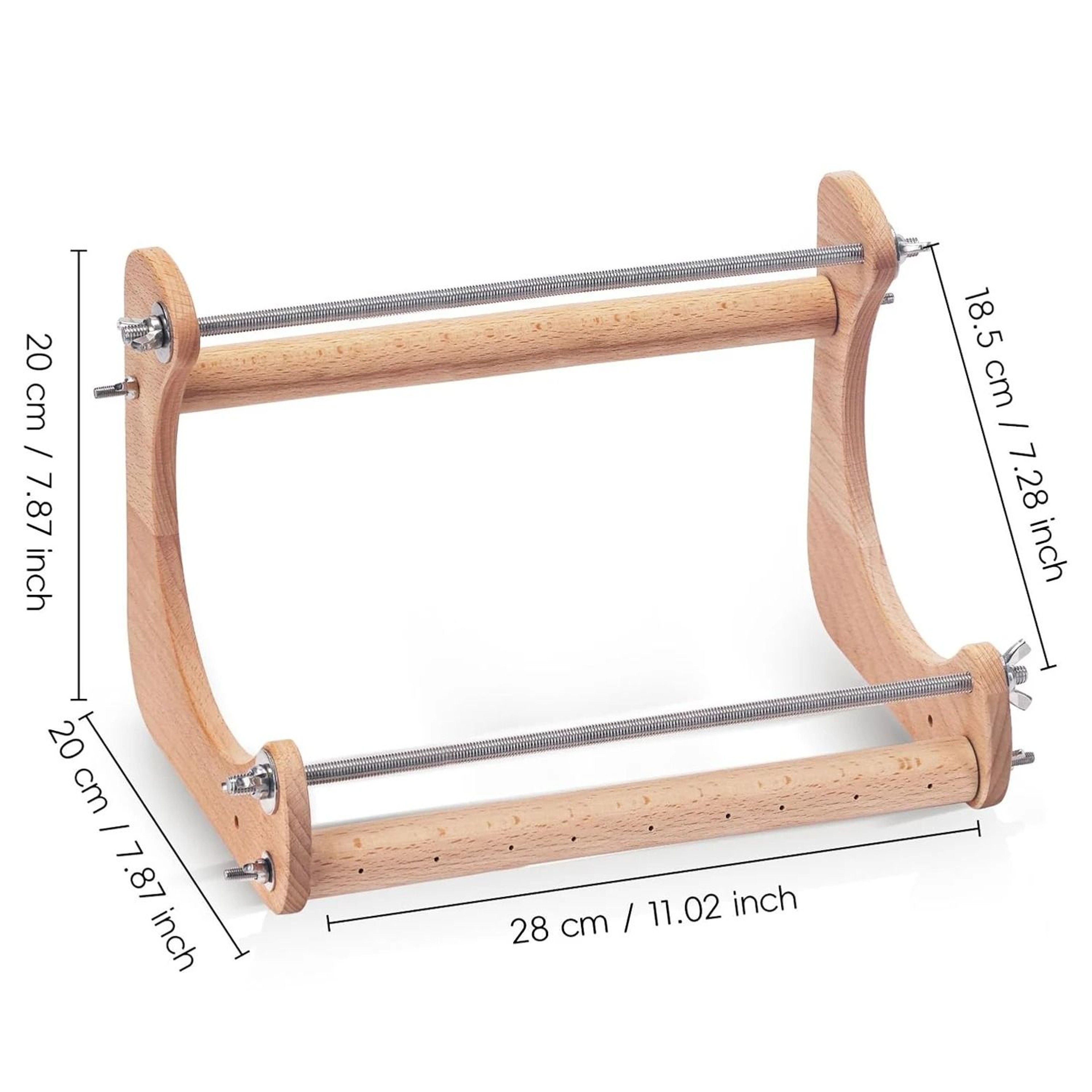 Wooden Bead Loom Kit For Easy Bracelet Jewelry Weaving Handmade Projects 1
