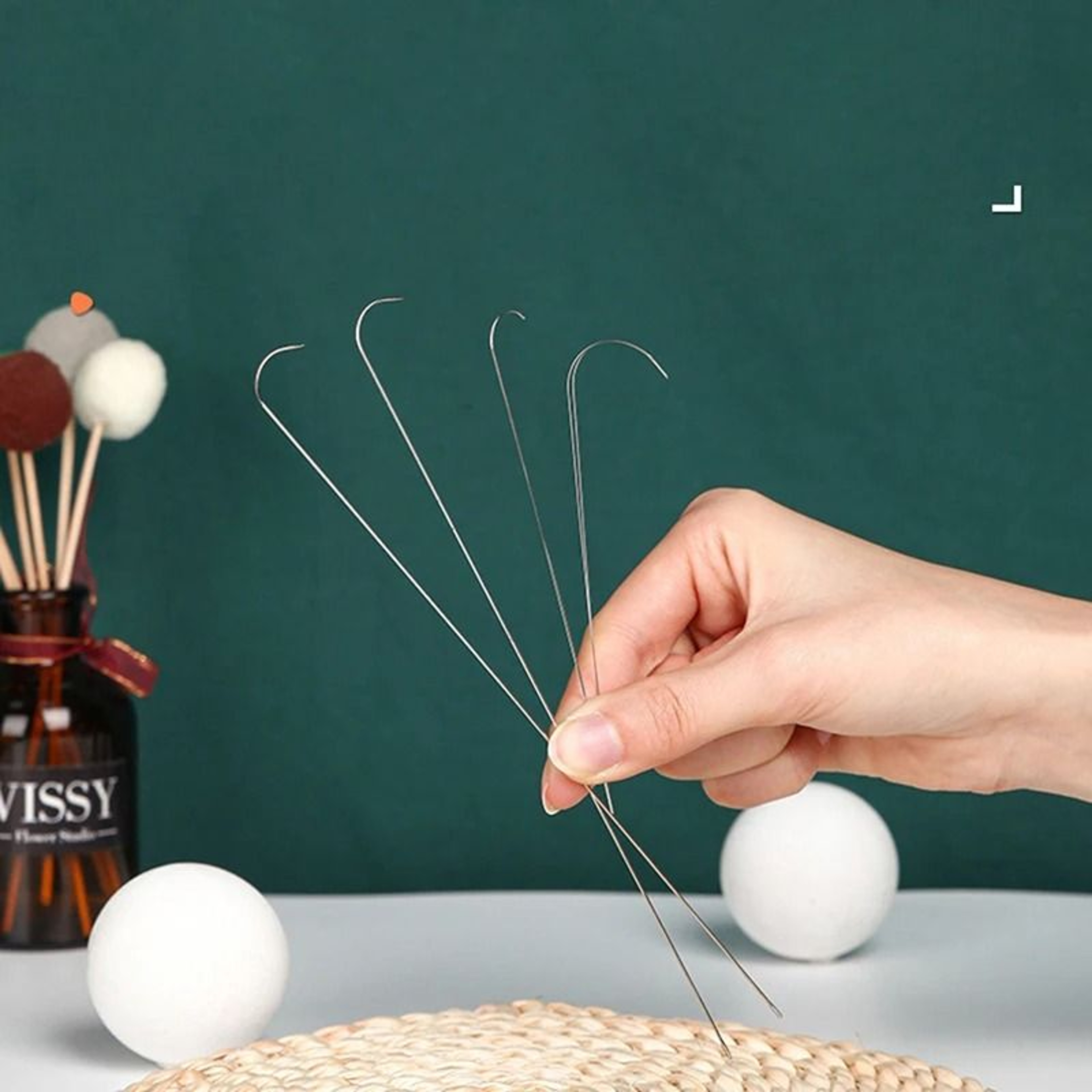 Curved Big Eye Beading Needles For Fast Jewelry Making And Stringing 6