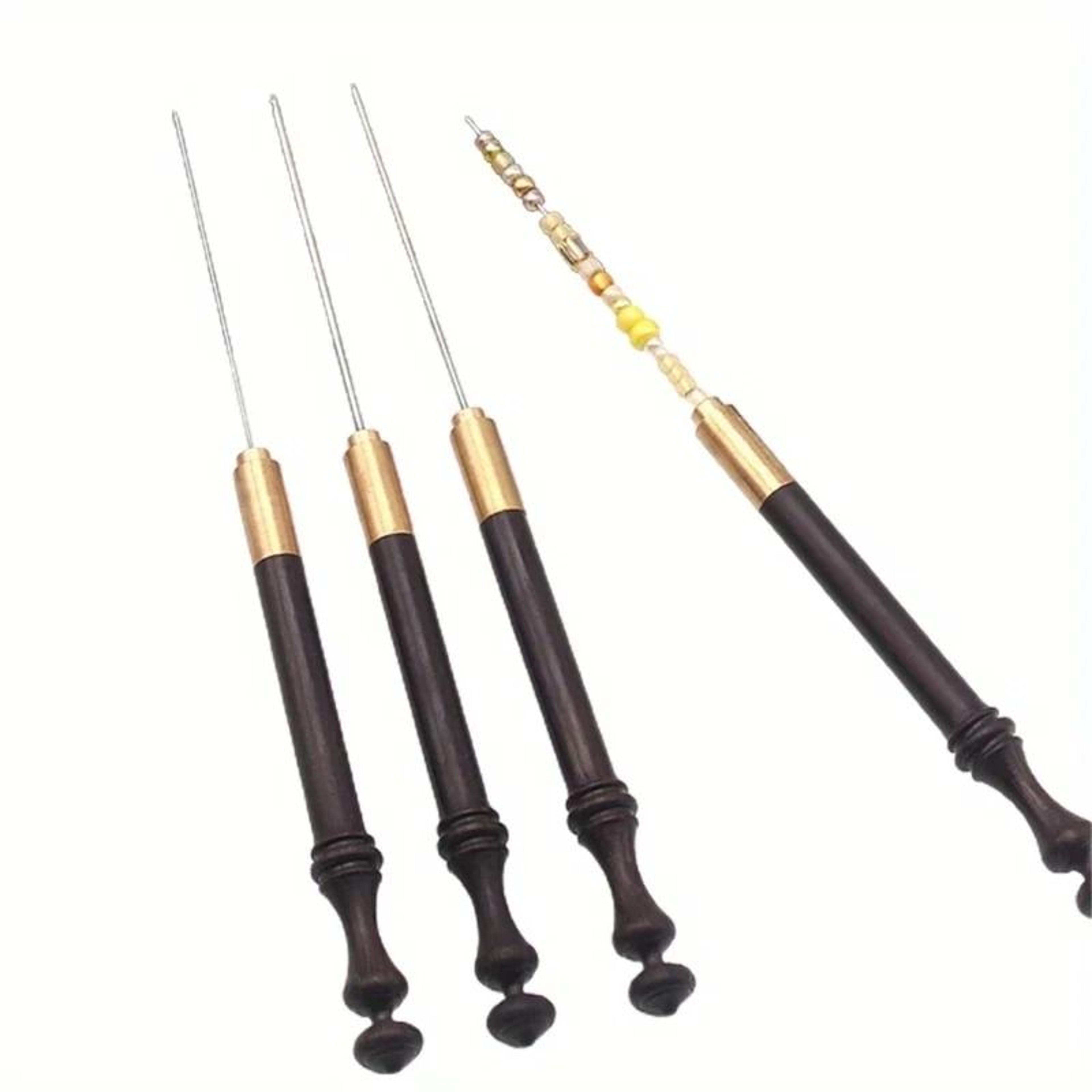 Precision Wooden Tambour Crochet Hook For Easy Embroidery Beading Crafting Projects 0