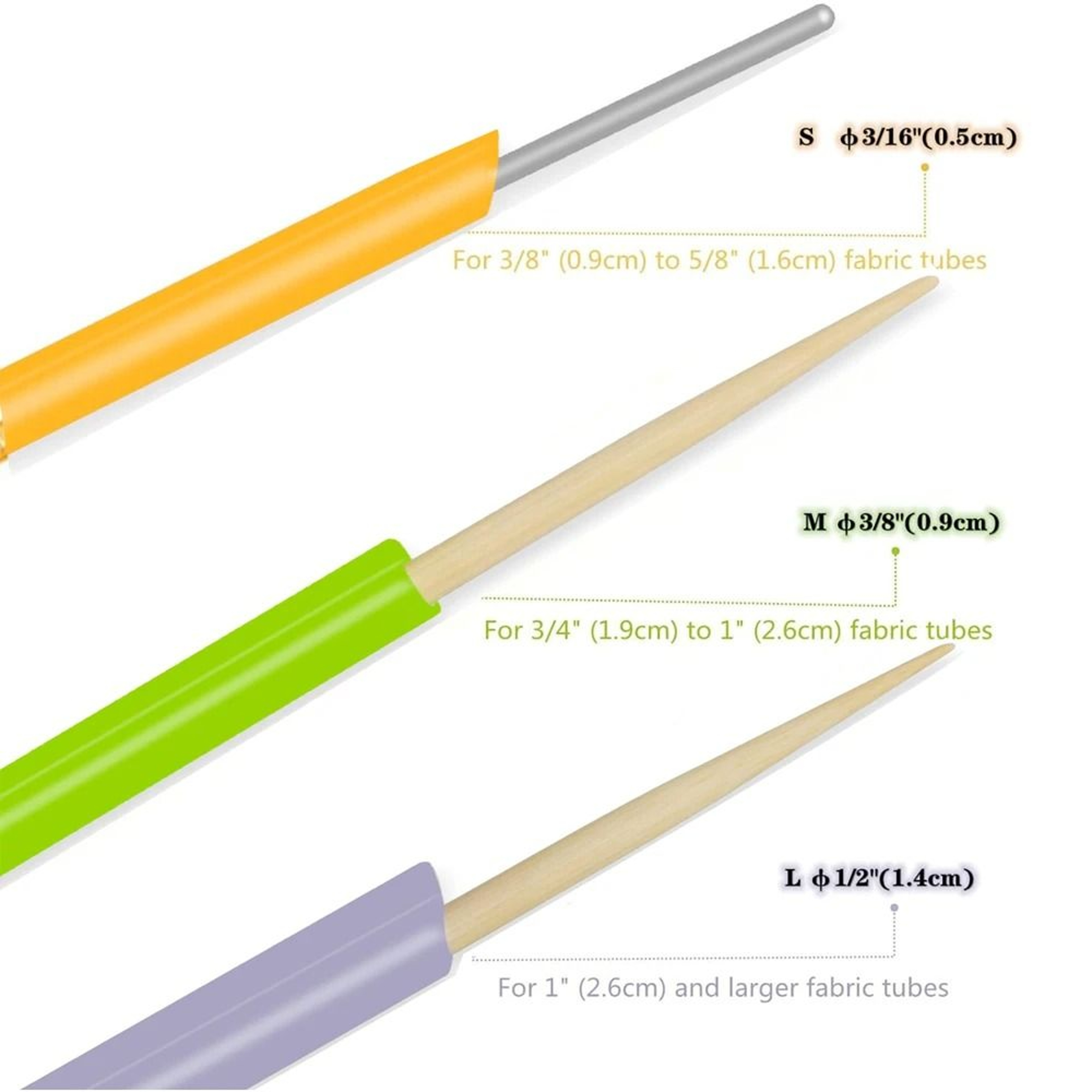 Quick Fabric Tube Turner Drawstring Threader Hooks For Effortless Sewing Projects 1