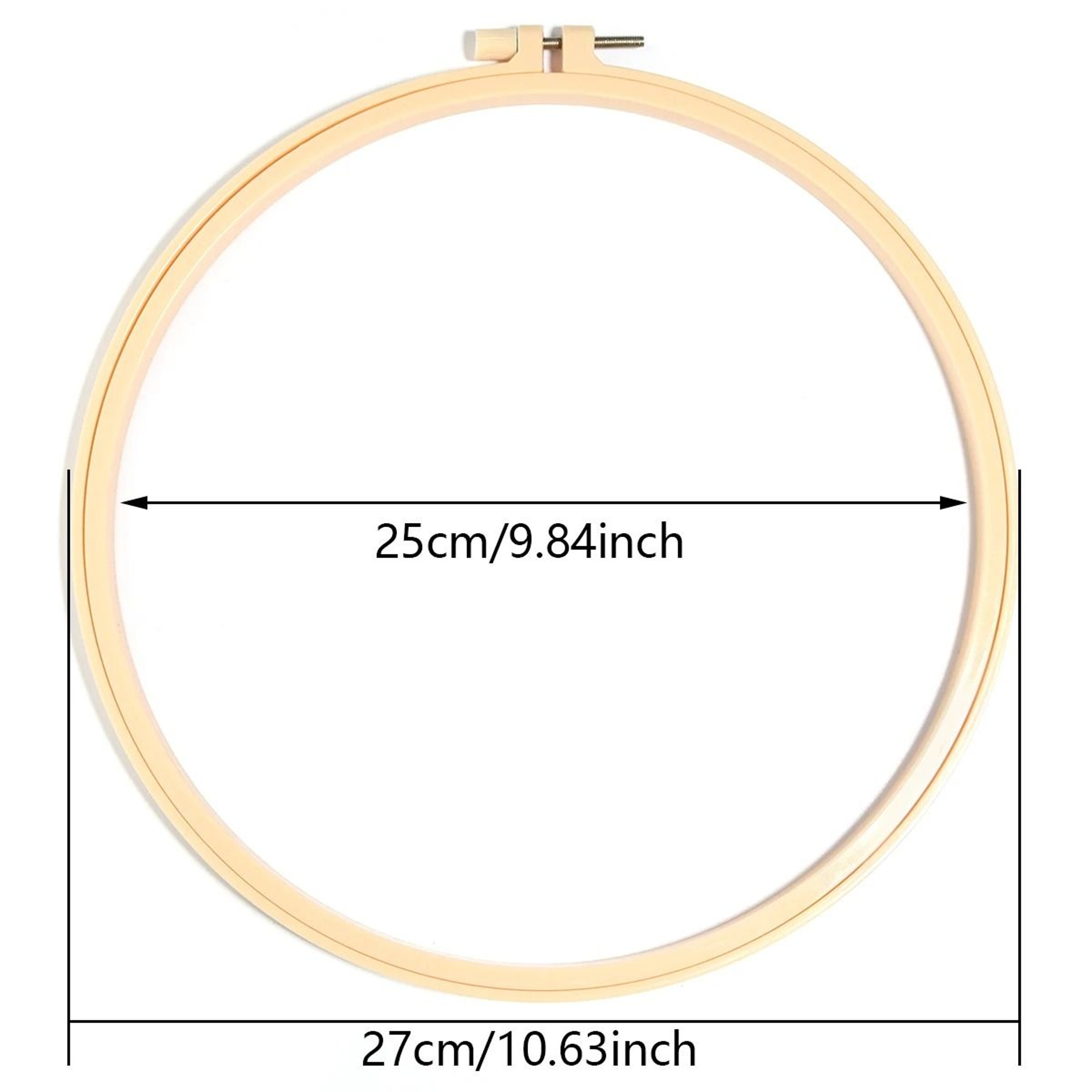 Adjustable Round Embroidery Hoop For Smooth Cross Stitch And Needlework Projects 7