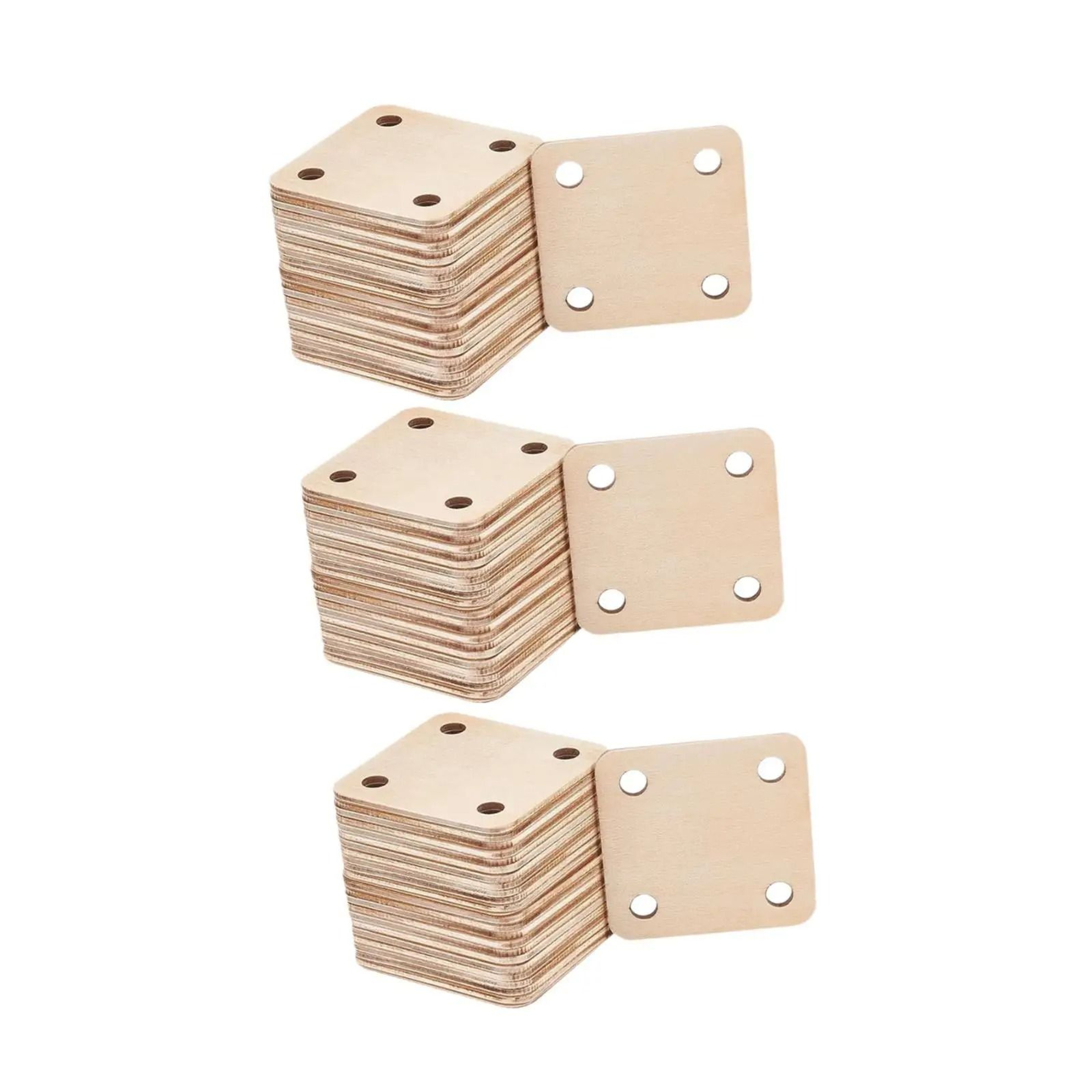 Wooden Four Hole Weaving Loom Cards For Creative Handmade Yarn Projects 5
