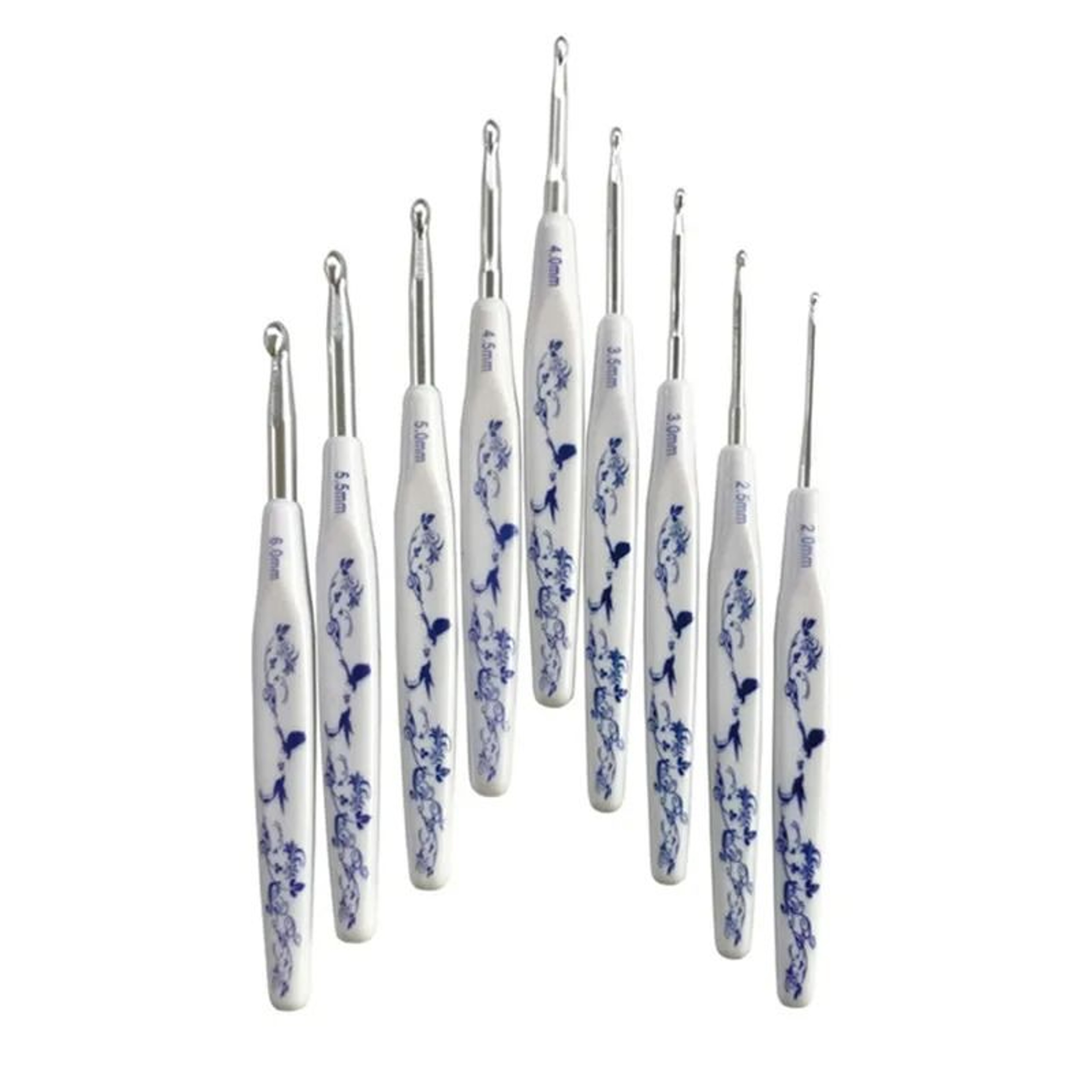 Ergonomic Crochet Hook Set For Smooth Comfortable Yarn Crafting Projects Beginners 5