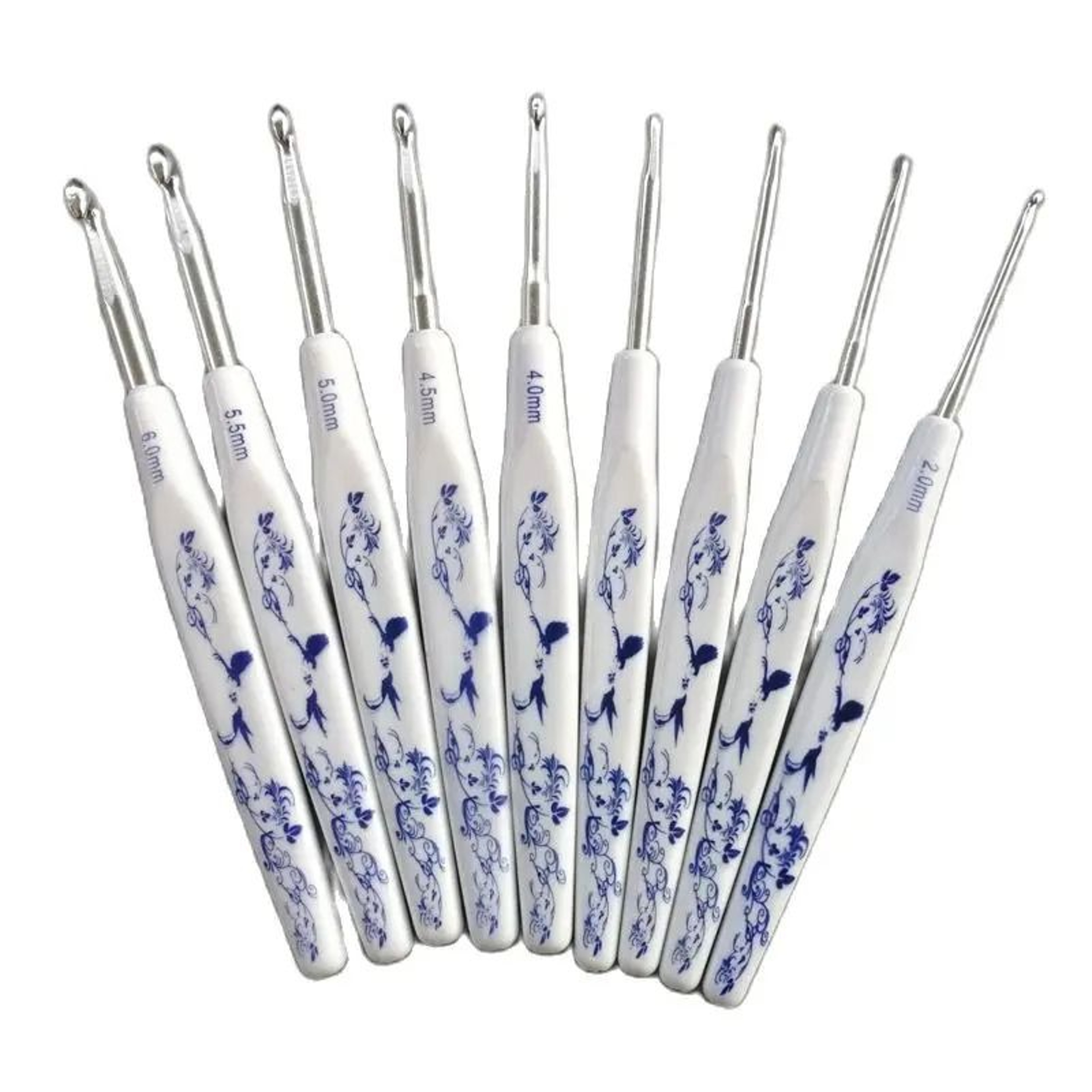 Ergonomic Crochet Hook Set For Smooth Comfortable Yarn Crafting Projects Beginners 7