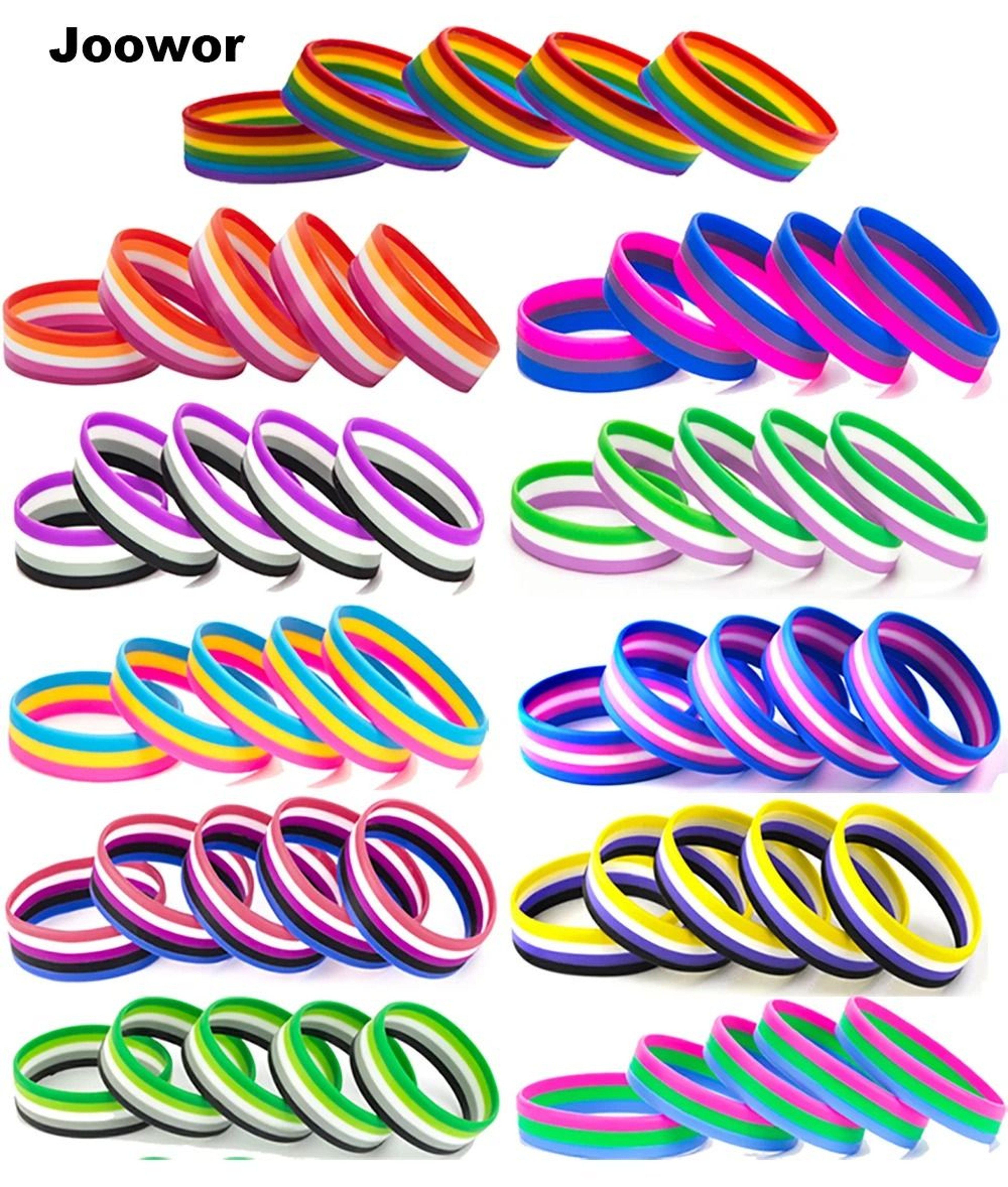 LGBT Pride Silicone Bracelet For Everyday Identity Expression And Community Support 0