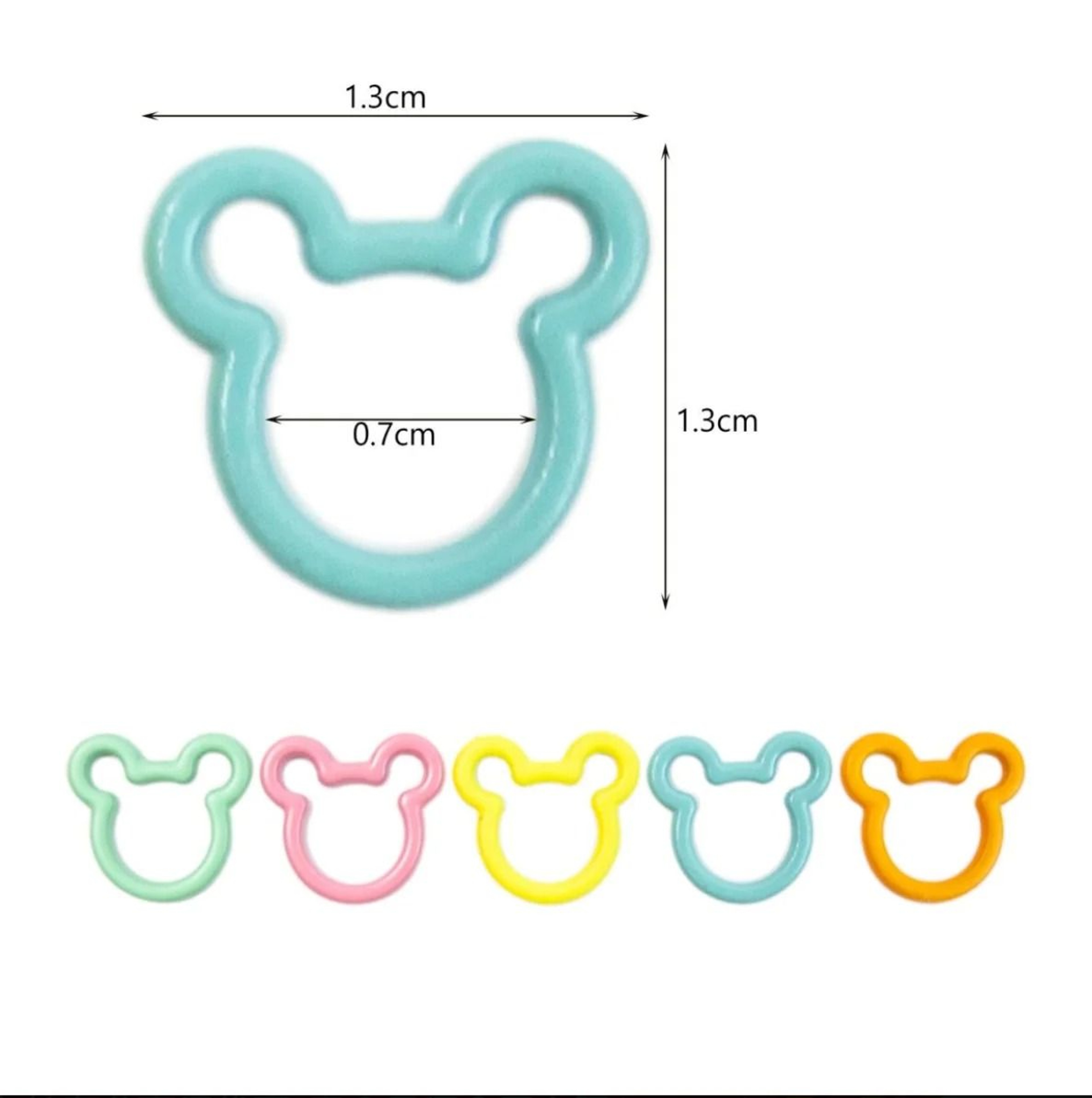 Cute Bear Stitch Markers For Easy Knitting Crochet Project Row Tracking 5