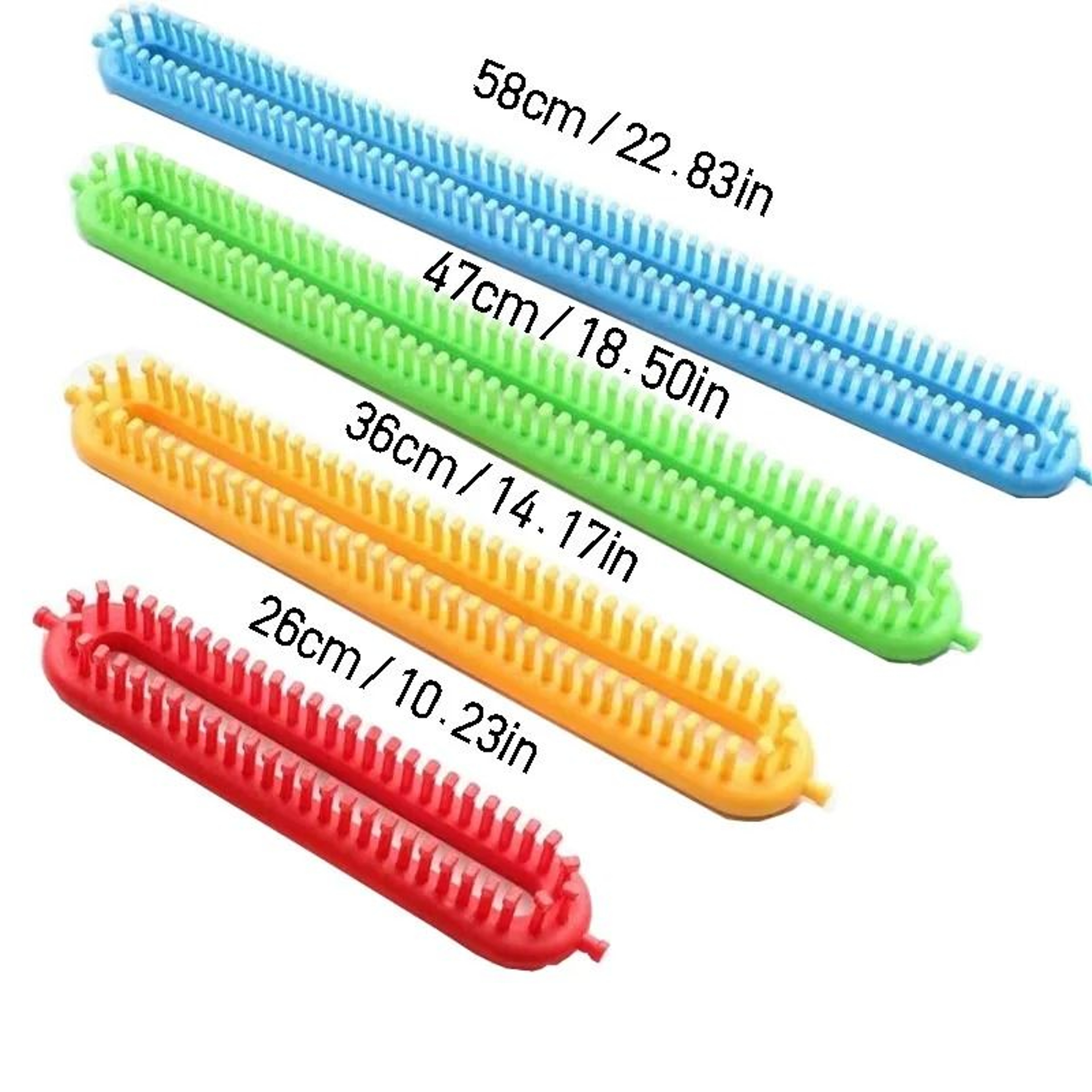 Rectangular Knitting Loom Tool For Easy Scarf Shawl Sweater Crafting Projects 9