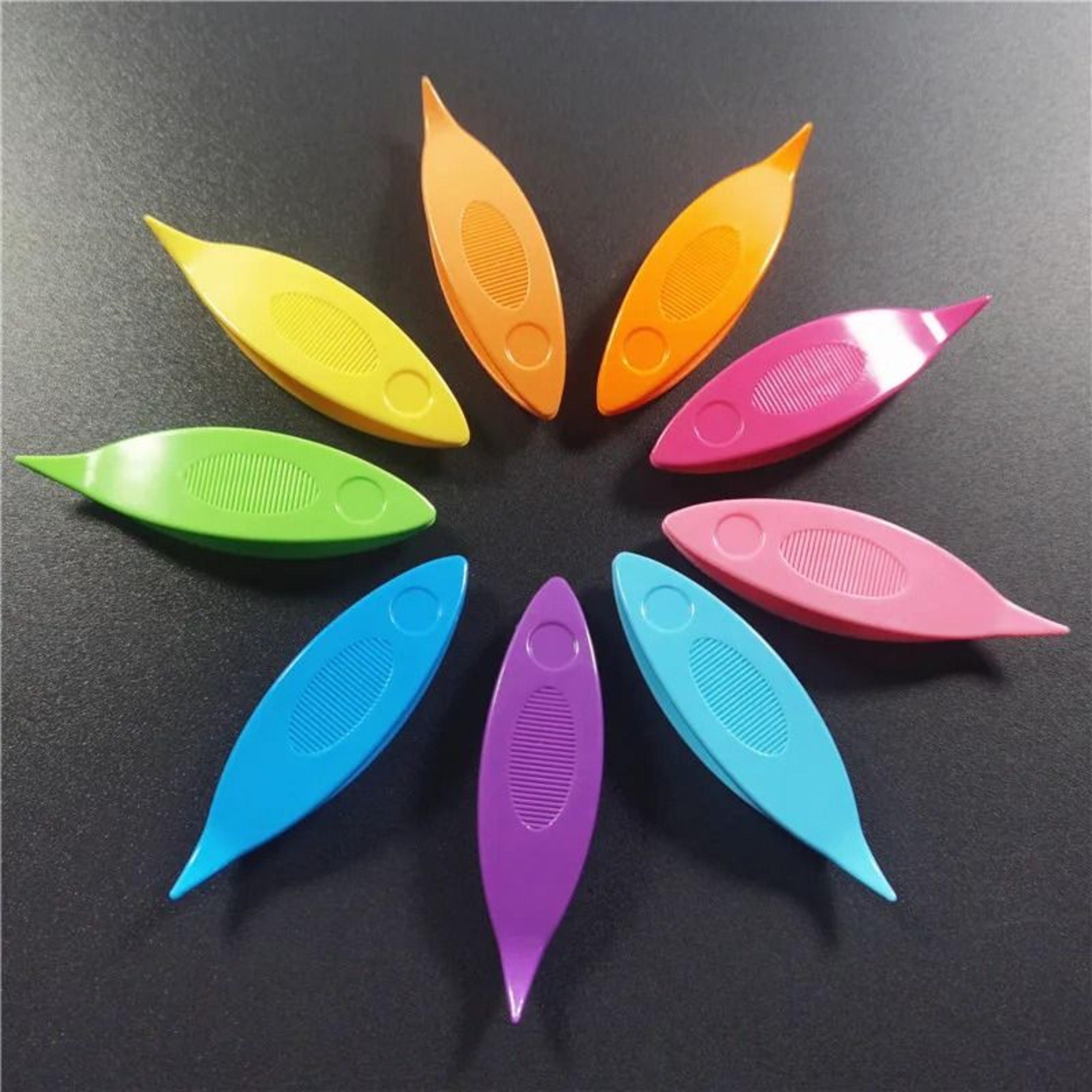 Colorful Plastic Tatting Shuttle Set For Easy Handmade Lace Craft Projects 5