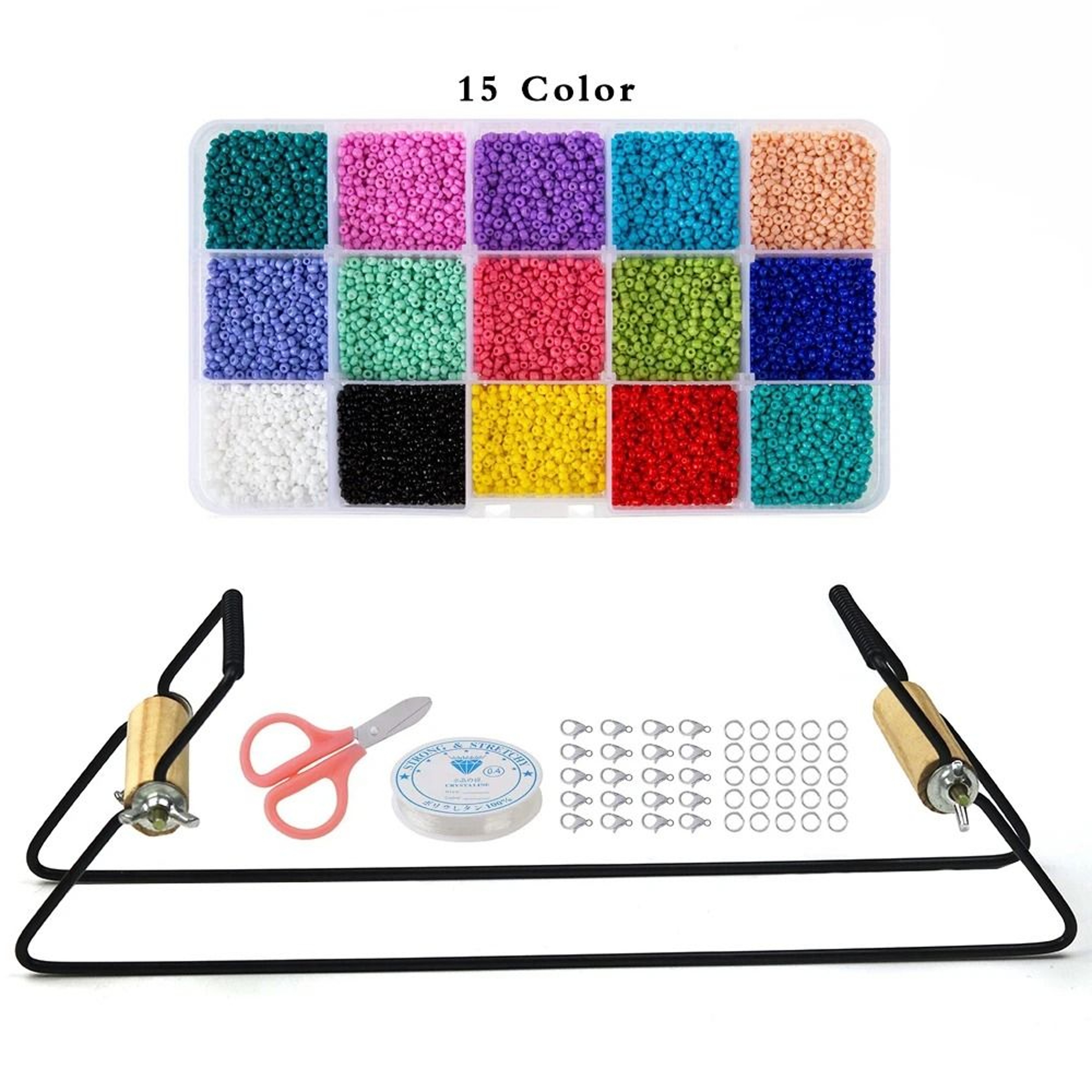 Stainless Steel Beading Loom For Precise Bracelet Necklace Jewelry Weaving Projects 3