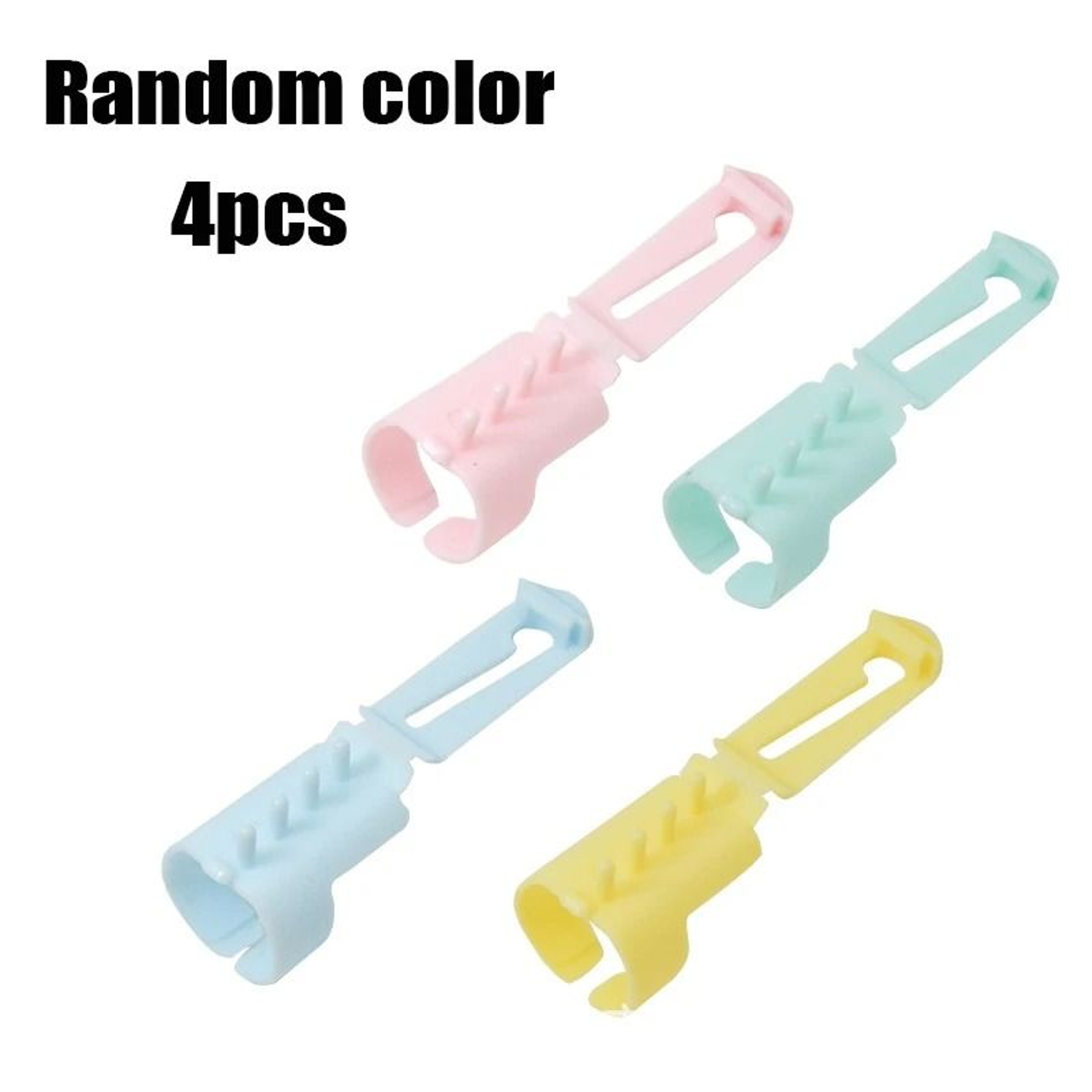 Plastic Crochet Yarn Guide Ring For Smooth Tension Comfortable Knitting Projects 0