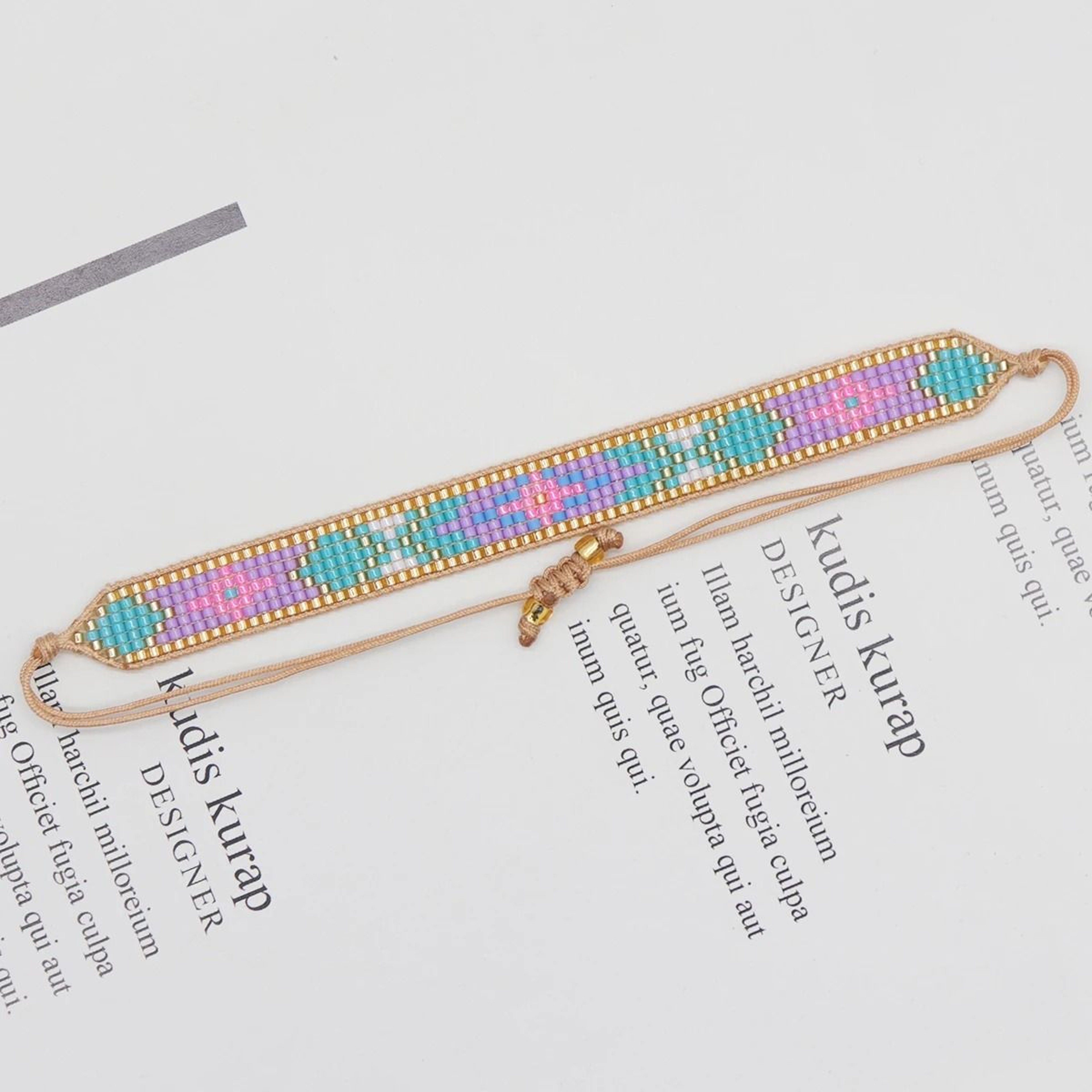 Rainbow Miyuki Beaded Friendship Bracelet For Adjustable Boho Everyday Jewelry Style 3