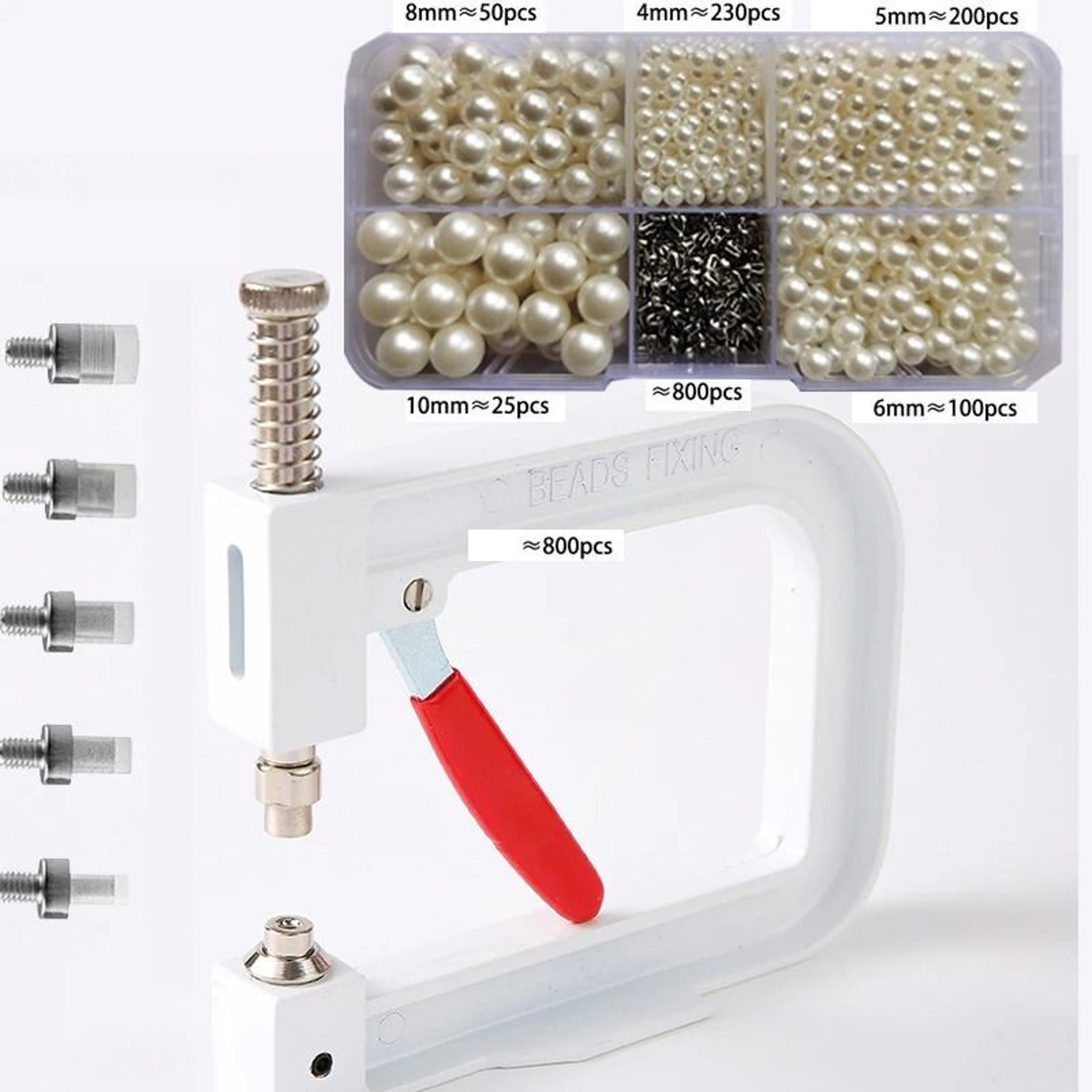 Manual Pearl Setting Machine Kit For Clothing Bags Shoes DIY Decoration 4