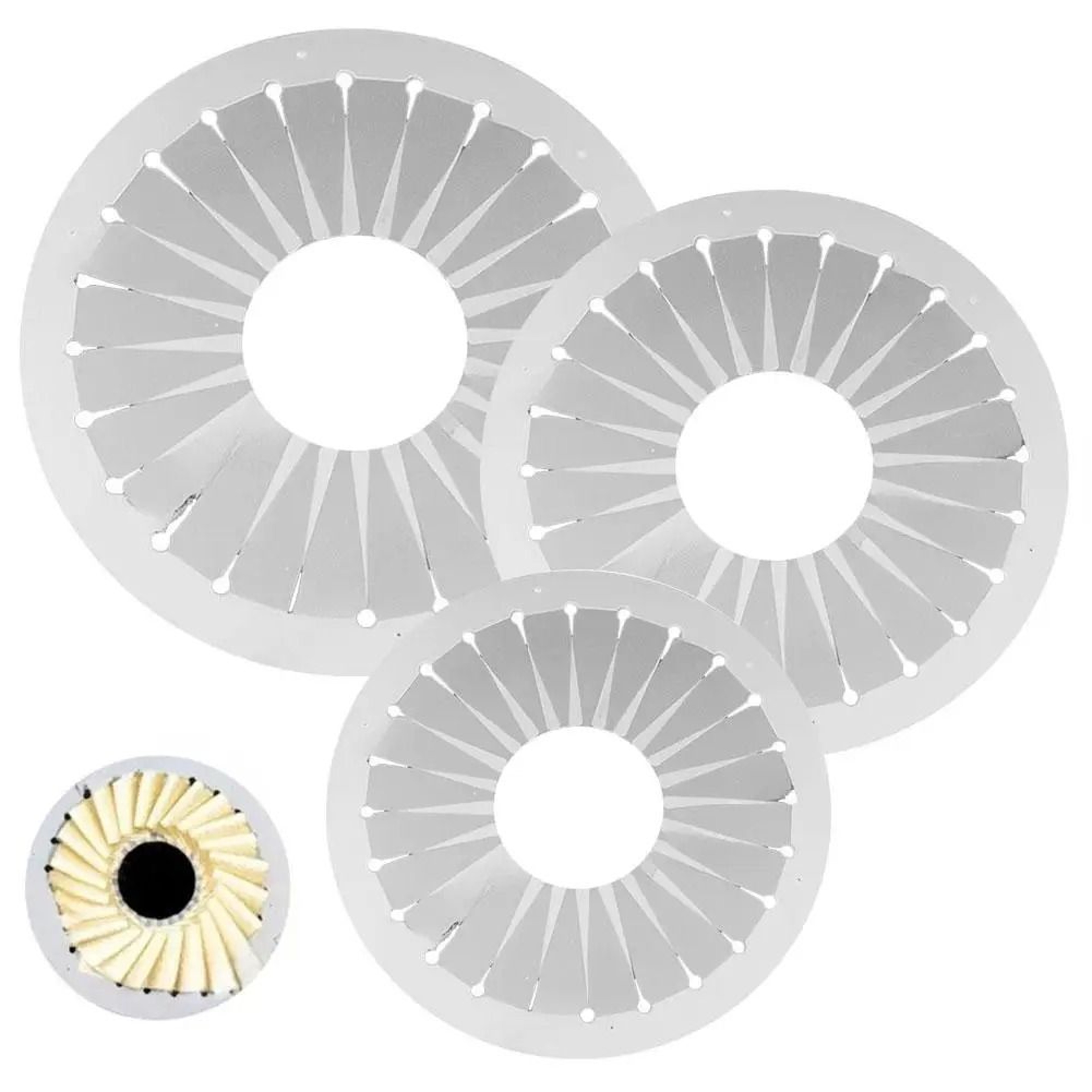 Ribbon Rosette Maker Template For Easy Flower Badge Brooch Craft Projects 4