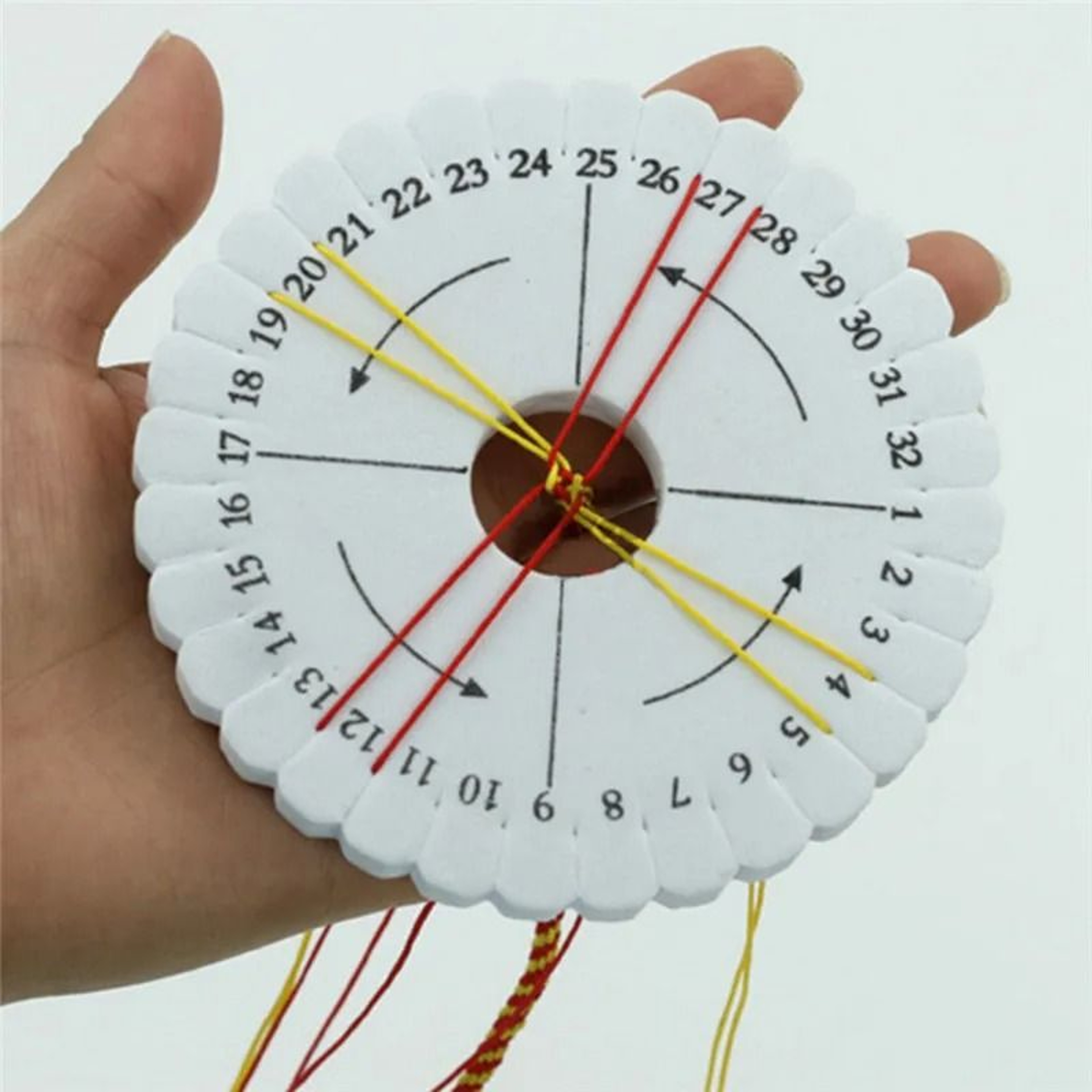 Easy Kumihimo Braiding Disk Set For Bracelets Cords And Creative Weaving 10