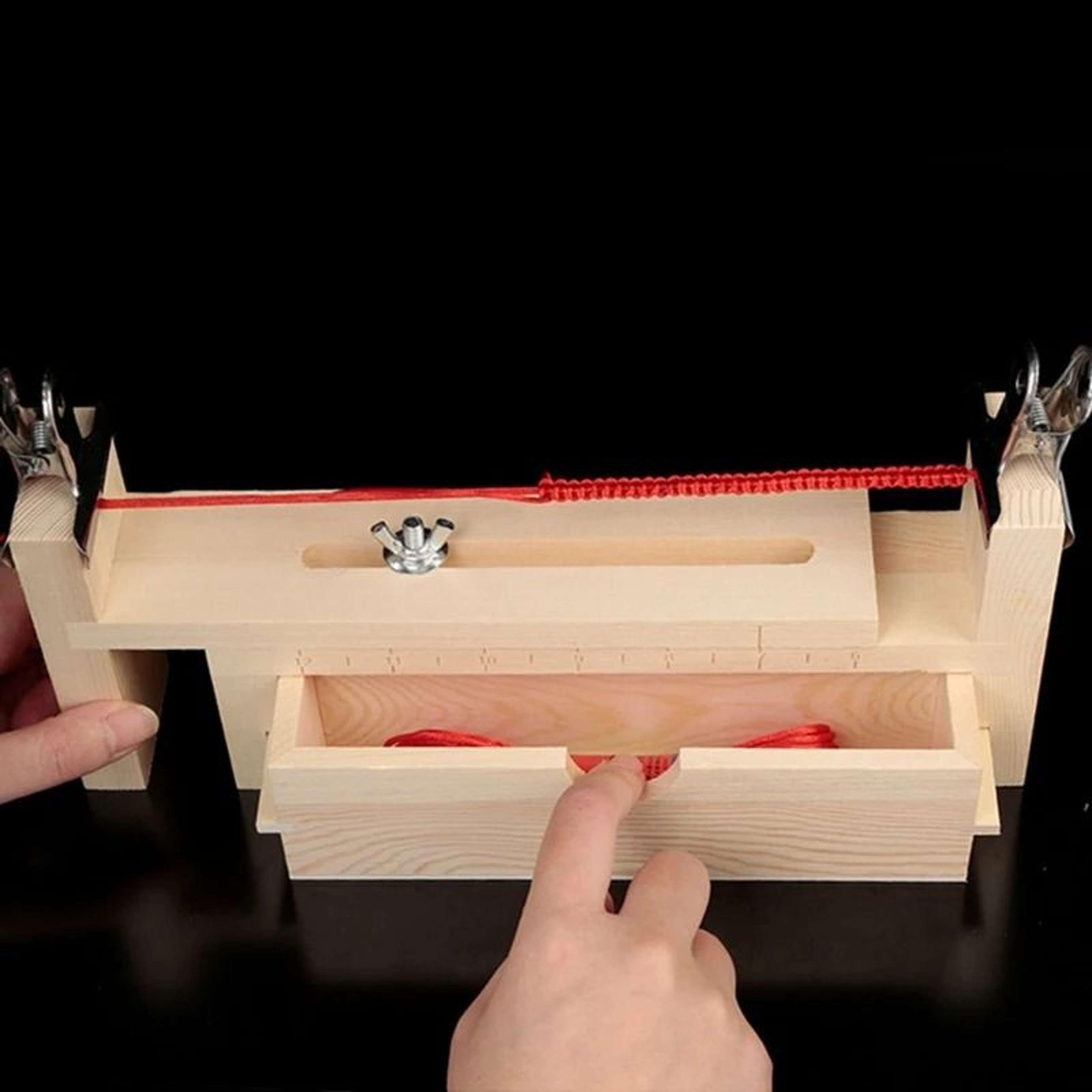 Adjustable Wooden Paracord Weaving Workbench For Easier Custom Bracelet Making Projects 7