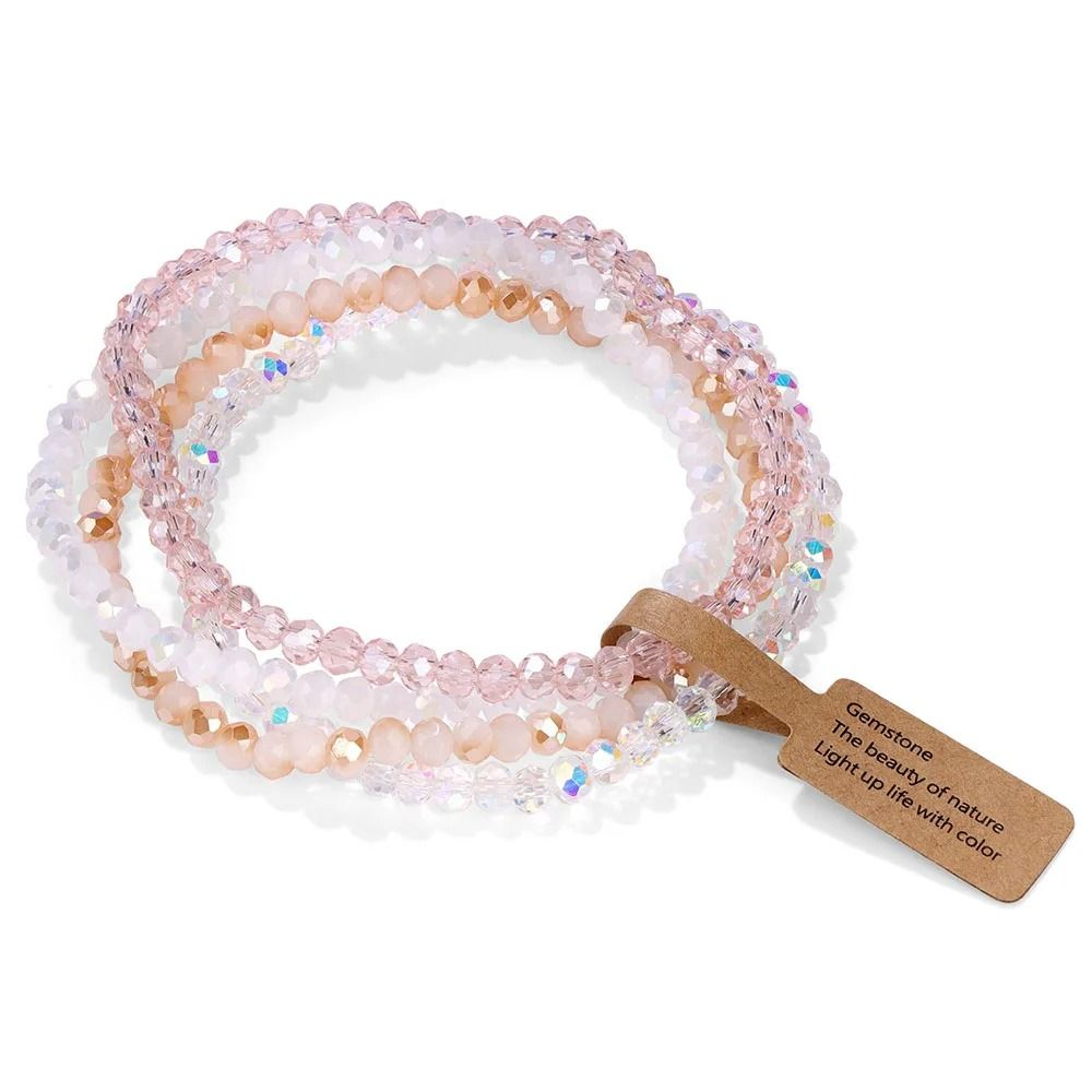 Colorful Faceted Crystal Bead Bracelet For Effortless Everyday Matching Couple Style 8