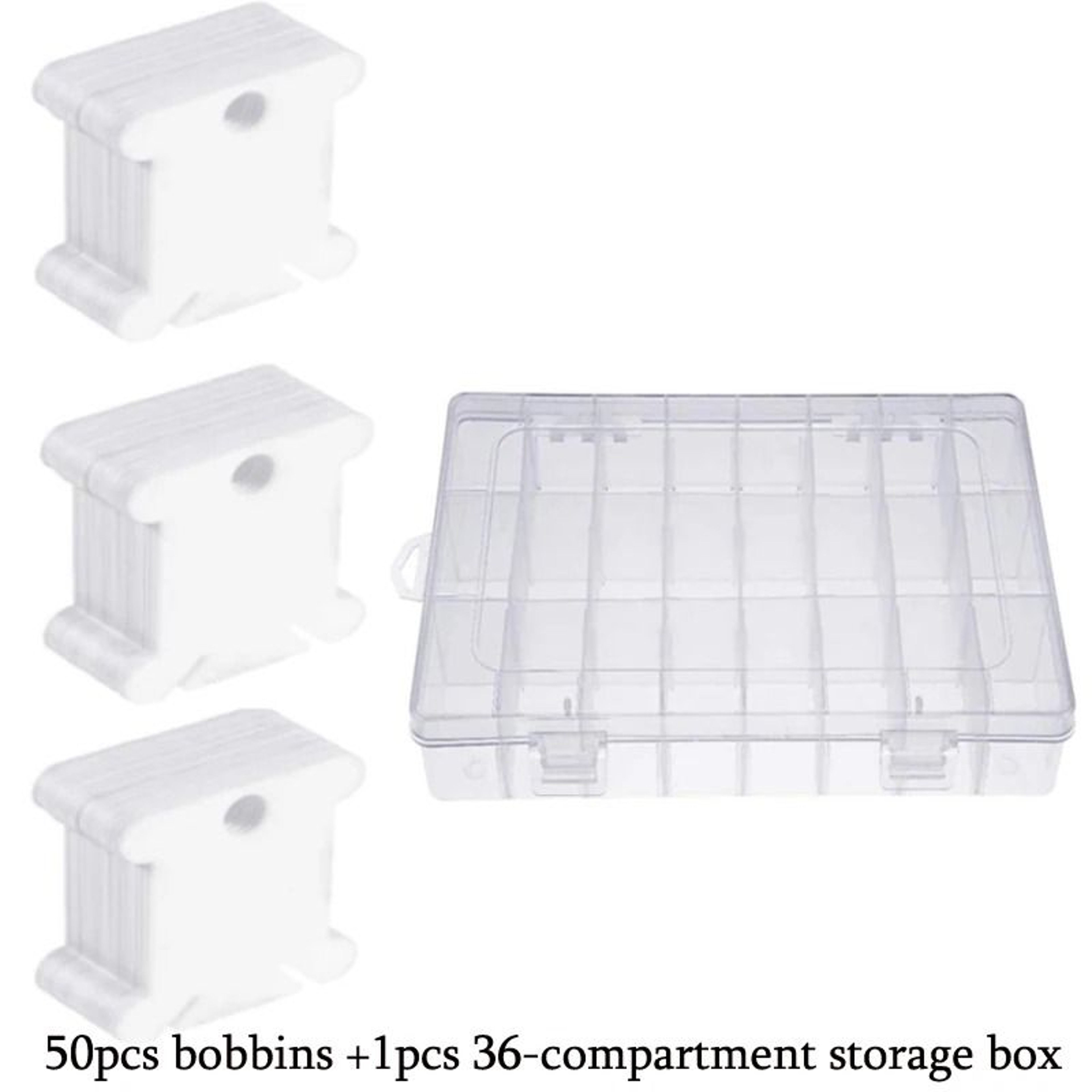 Thirty Six Grid Embroidery Floss Organizer For Tangle Free Thread Storage 12