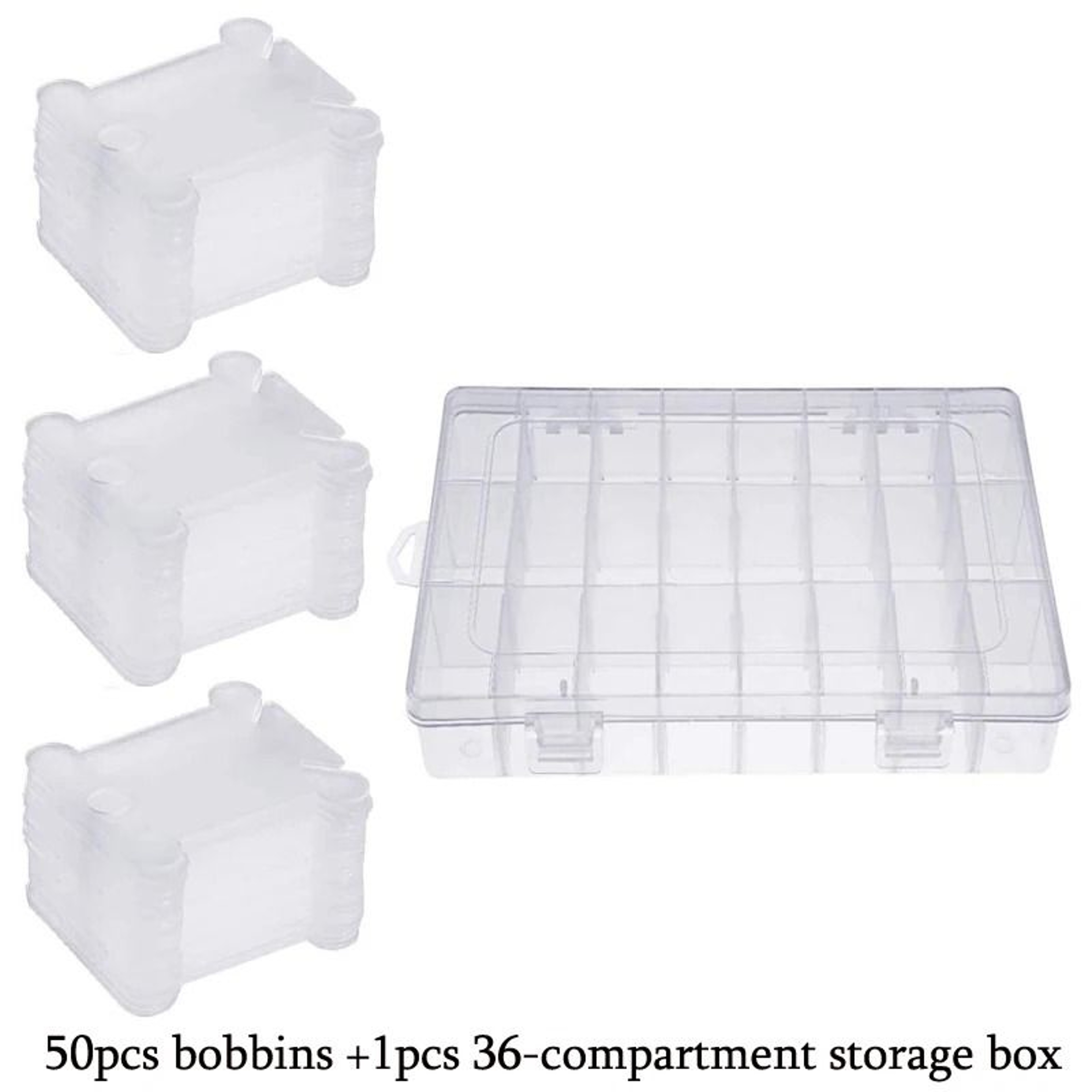 Thirty Six Grid Embroidery Floss Organizer For Tangle Free Thread Storage 11