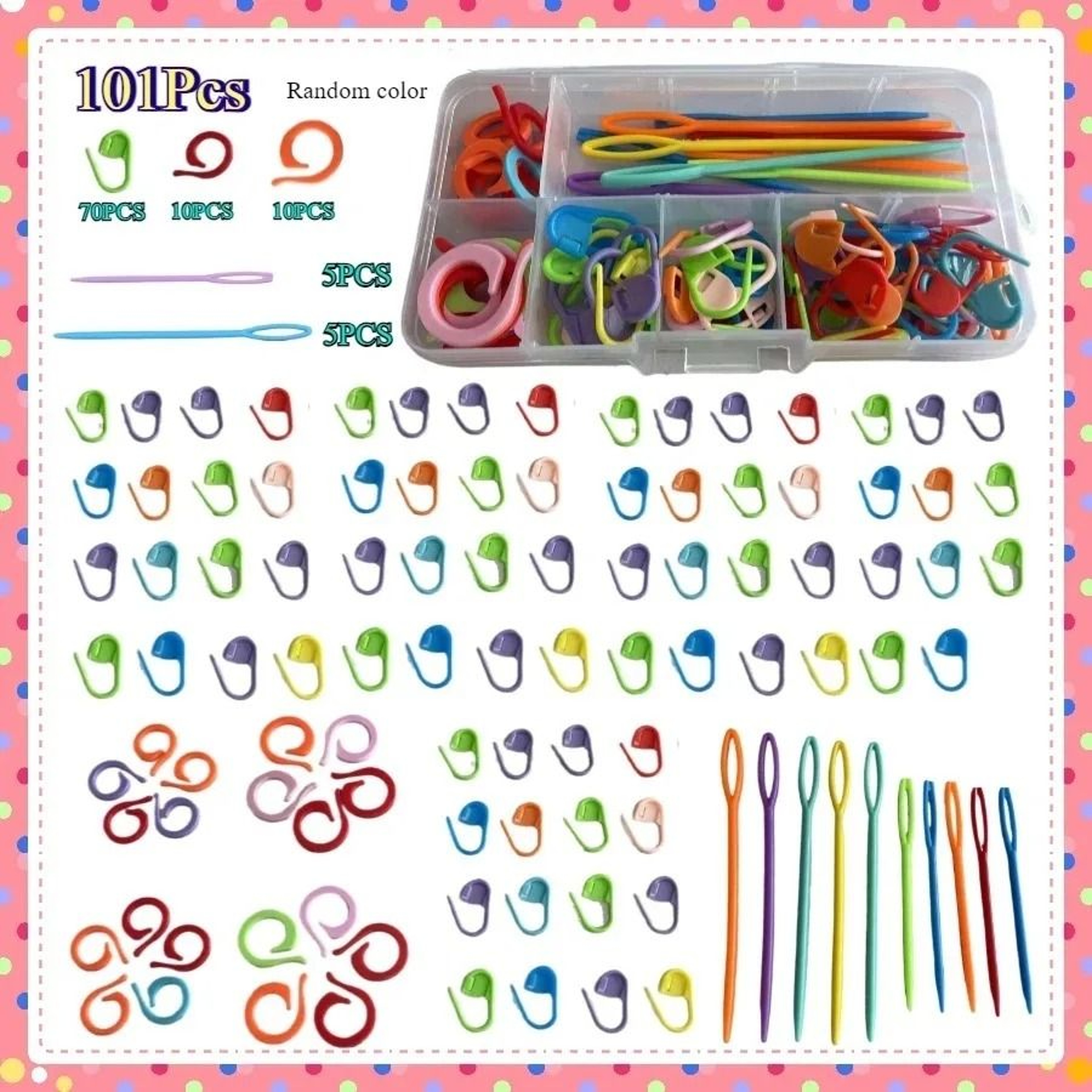 Easy Thread 26 Piece Knitting And Crochet Tool Kit 3