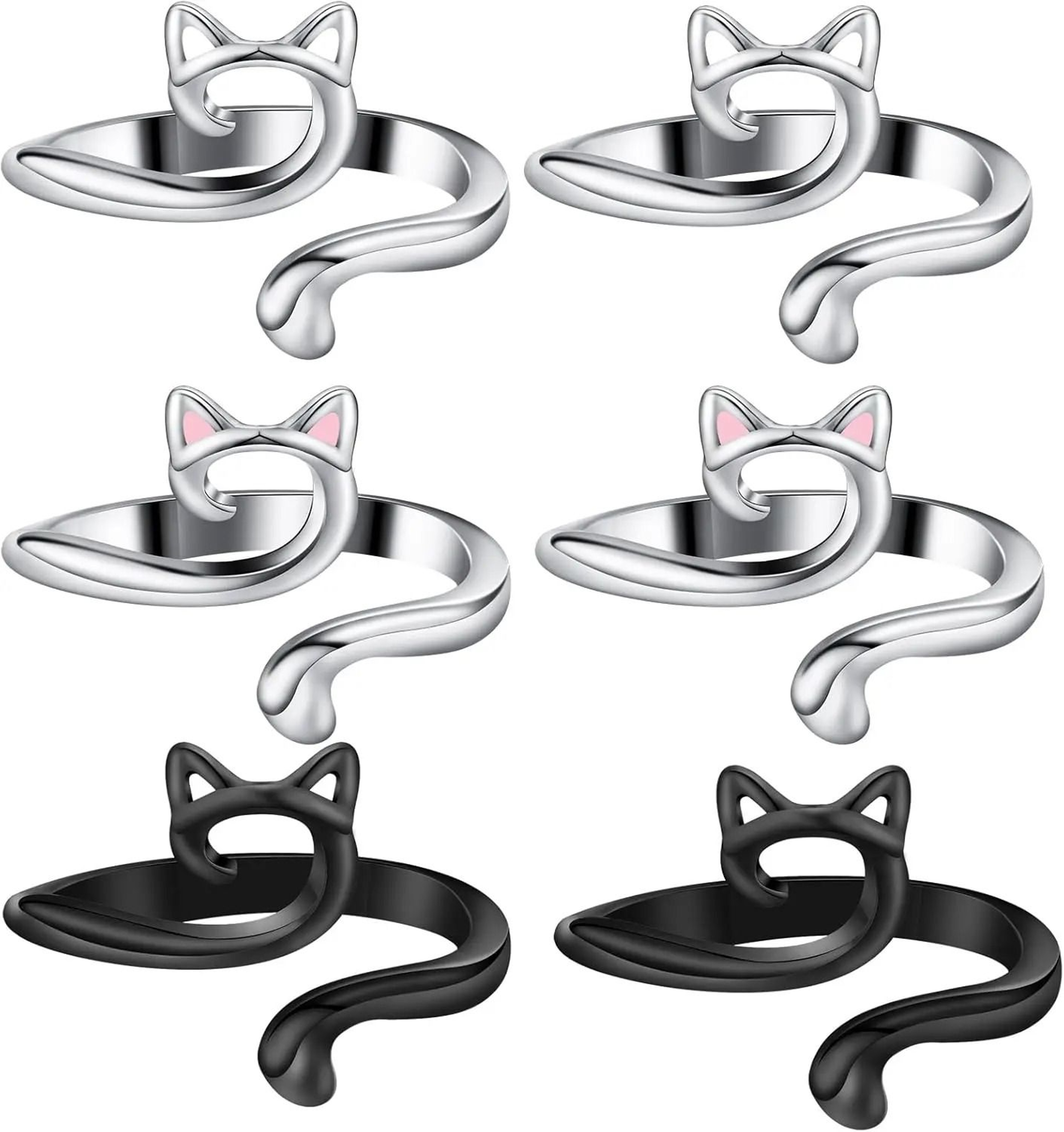 Adjustable Cat Crochet Tension Ring Yarn Guide For Smoother Consistent Stitches 6