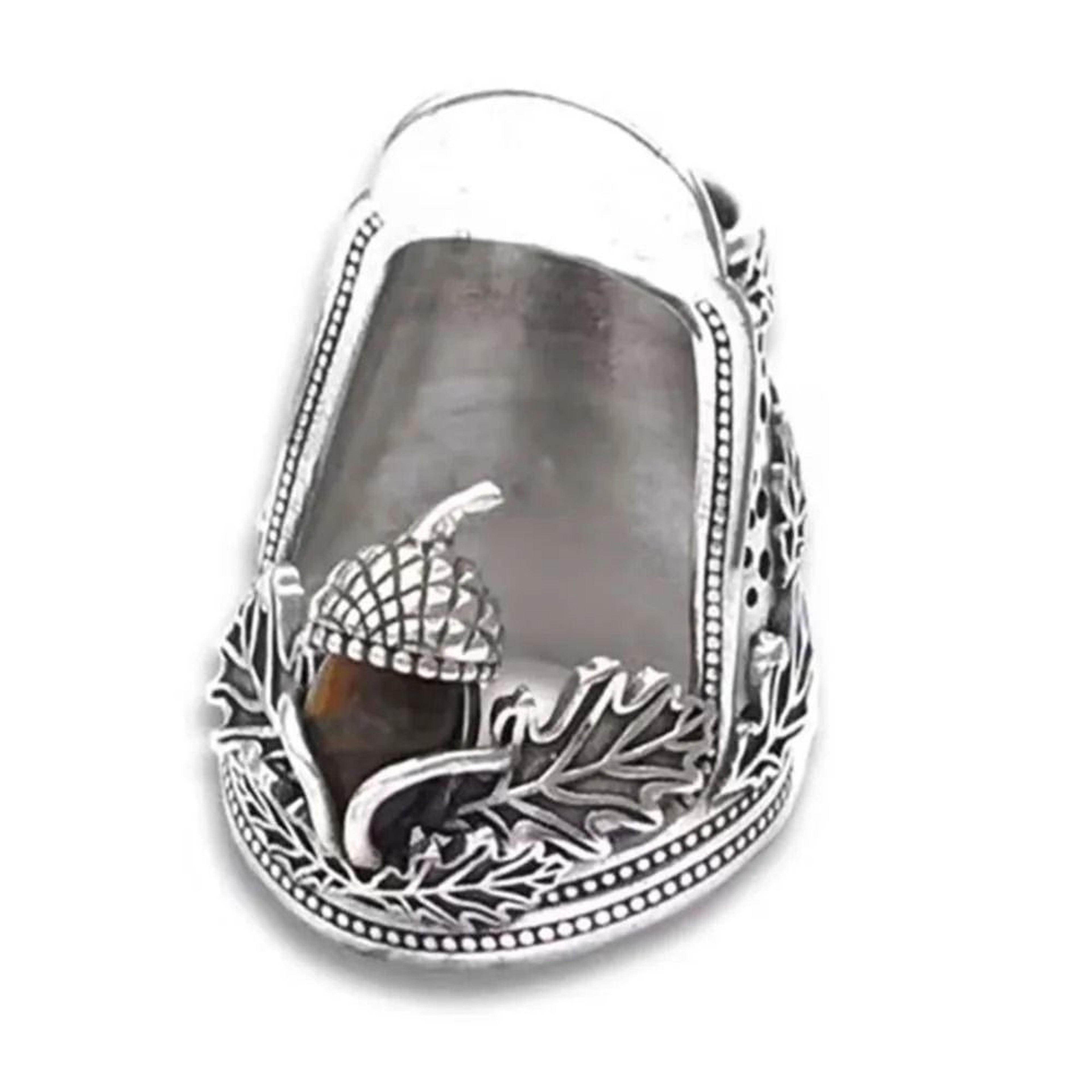 Adjustable Metal Open Nail Acorn Thimble For Comfortable Hand Sewing Protection 5
