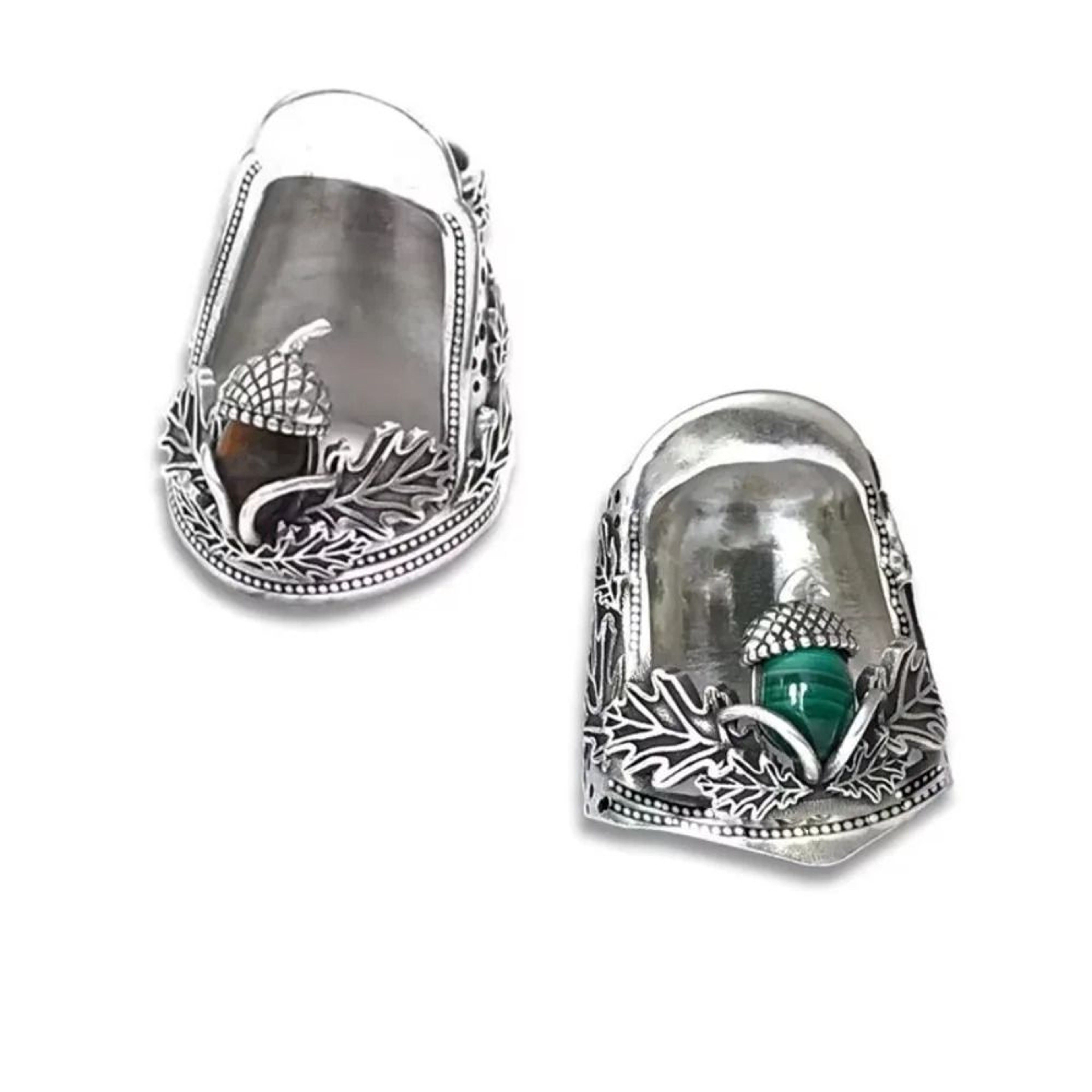 Adjustable Metal Open Nail Acorn Thimble For Comfortable Hand Sewing Protection 9