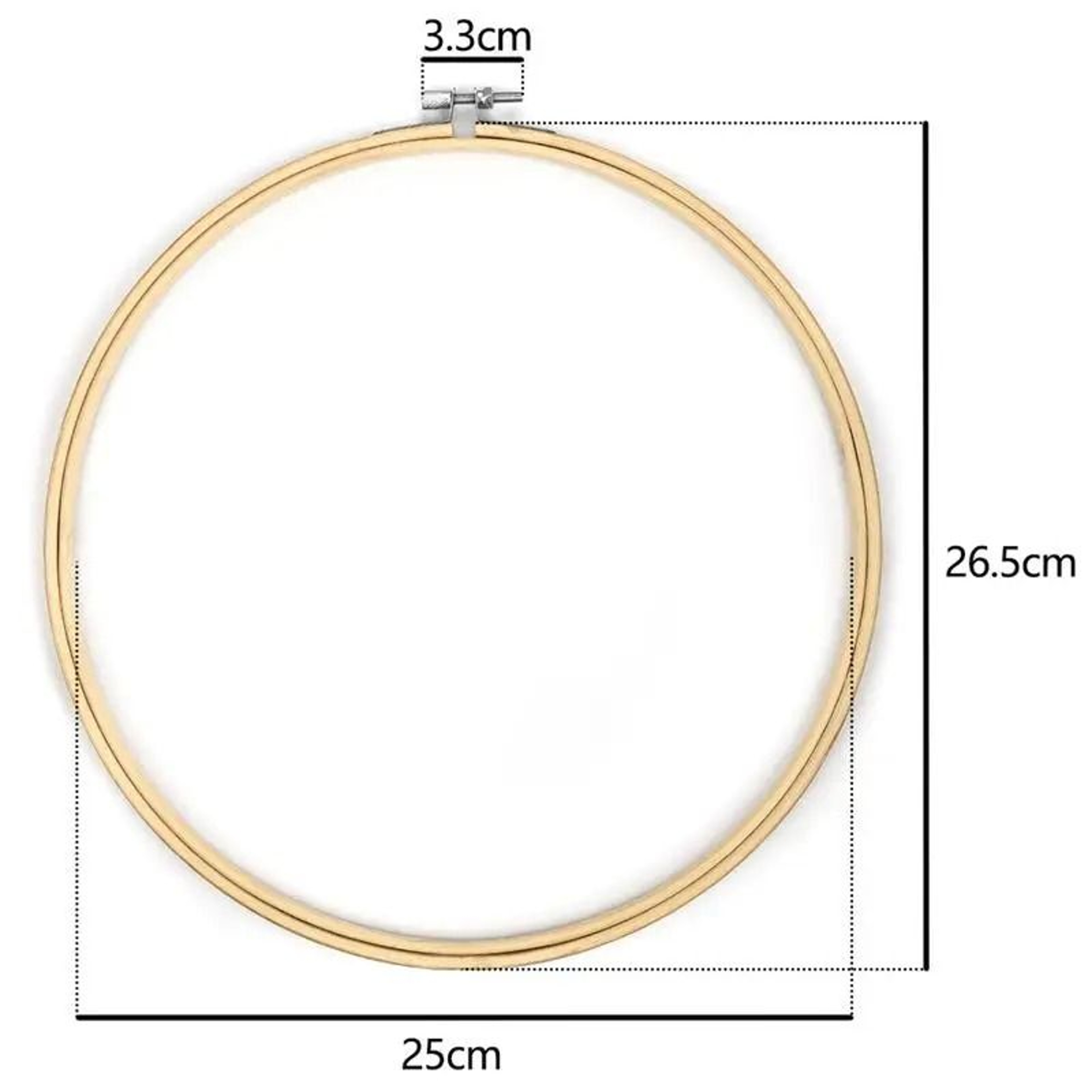 Adjustable Bamboo Embroidery Hoop Ring For Cross Stitch And Needlecraft Projects 7