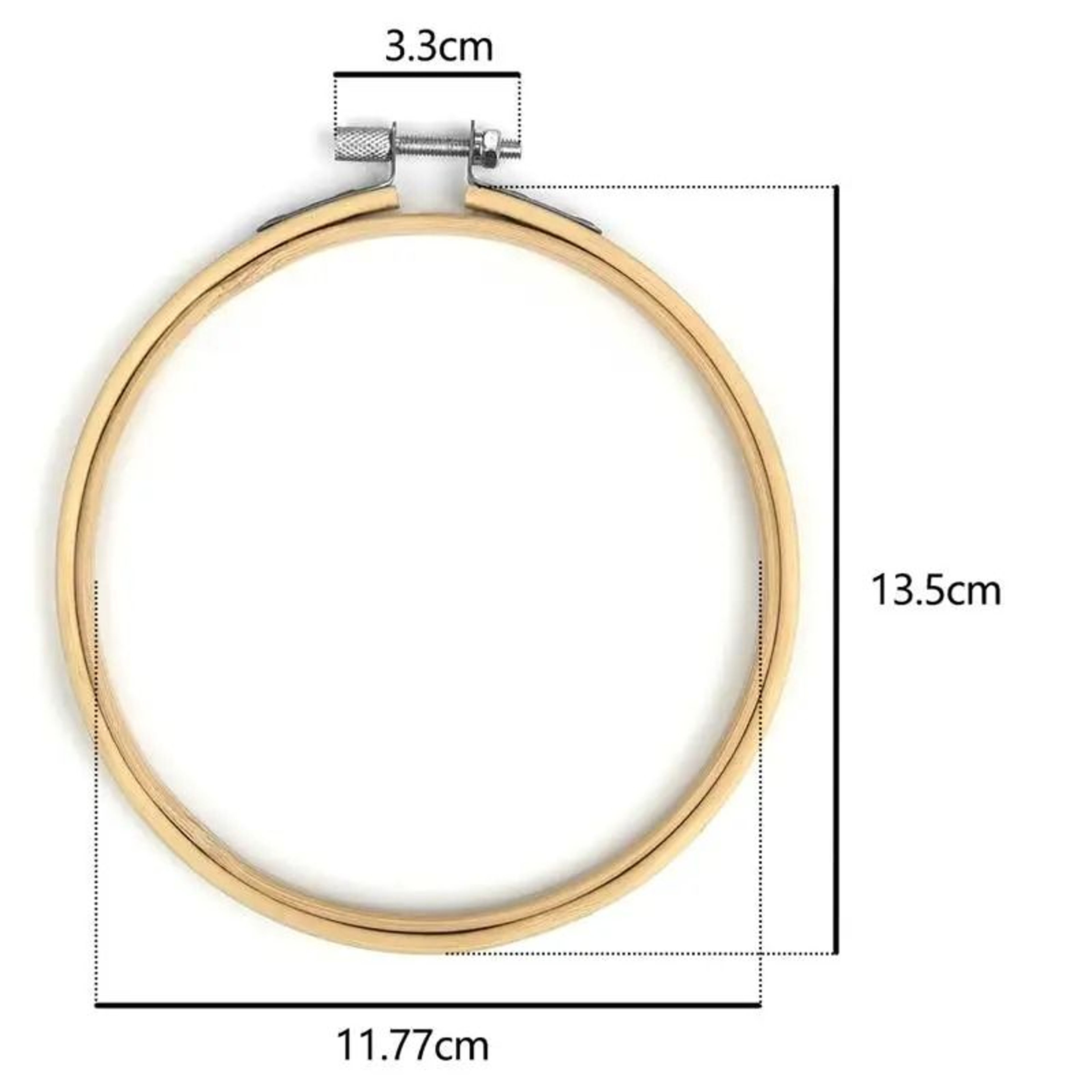 Adjustable Bamboo Embroidery Hoop Ring For Cross Stitch And Needlecraft Projects 2