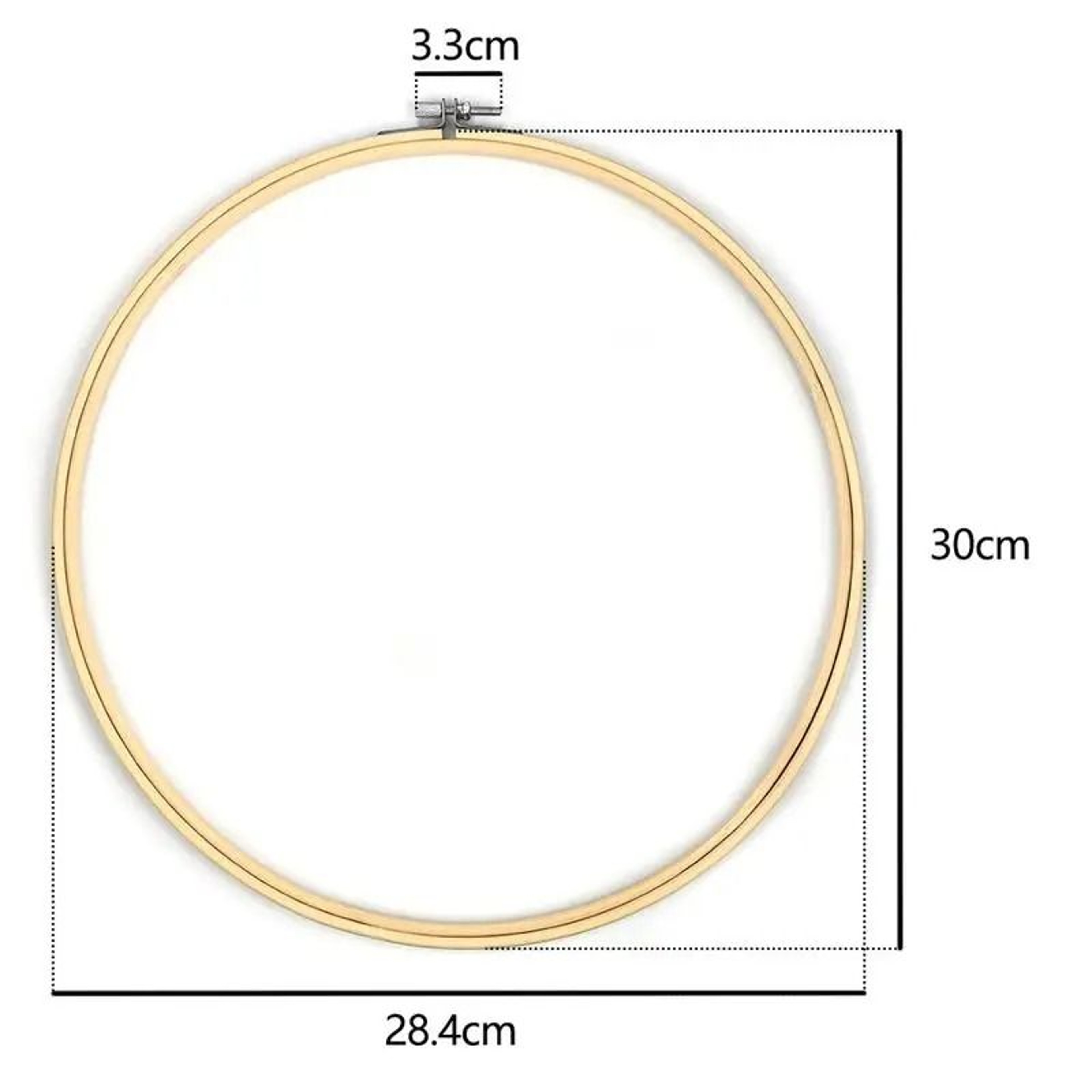 Adjustable Bamboo Embroidery Hoop Ring For Cross Stitch And Needlecraft Projects 8