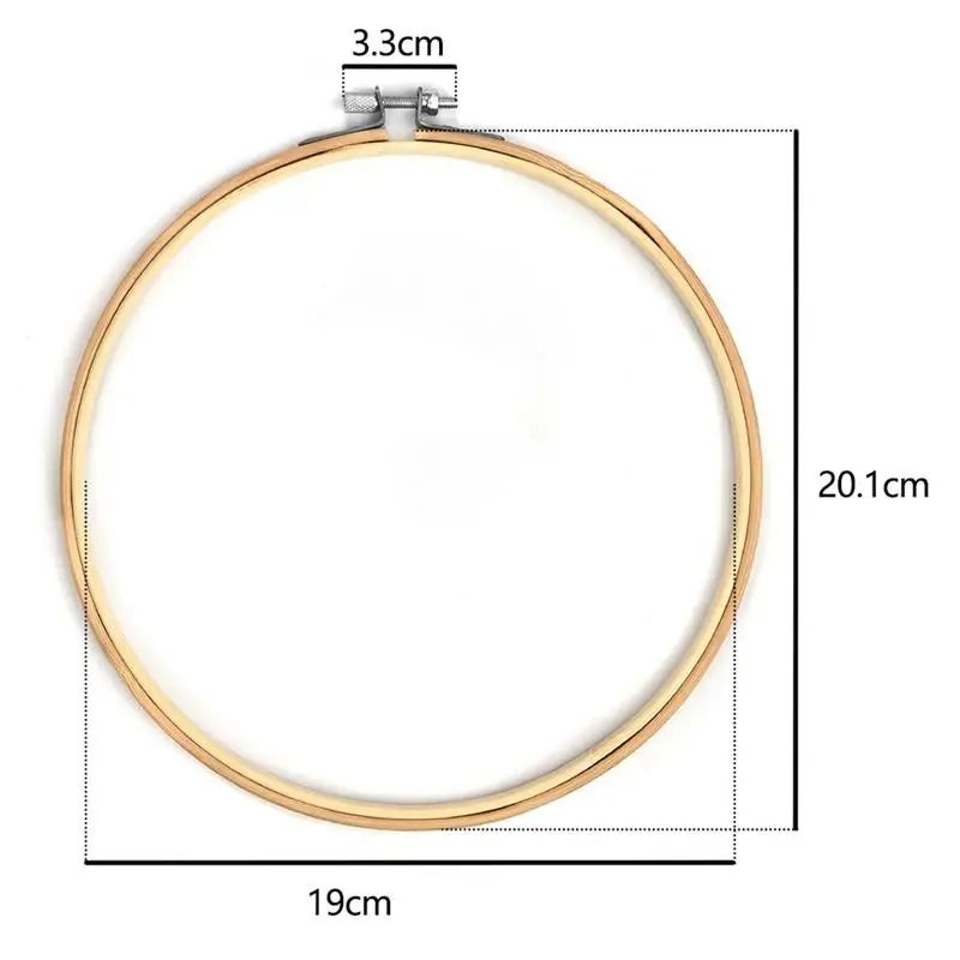 Adjustable Bamboo Embroidery Hoop Ring For Cross Stitch And Needlecraft Projects 5
