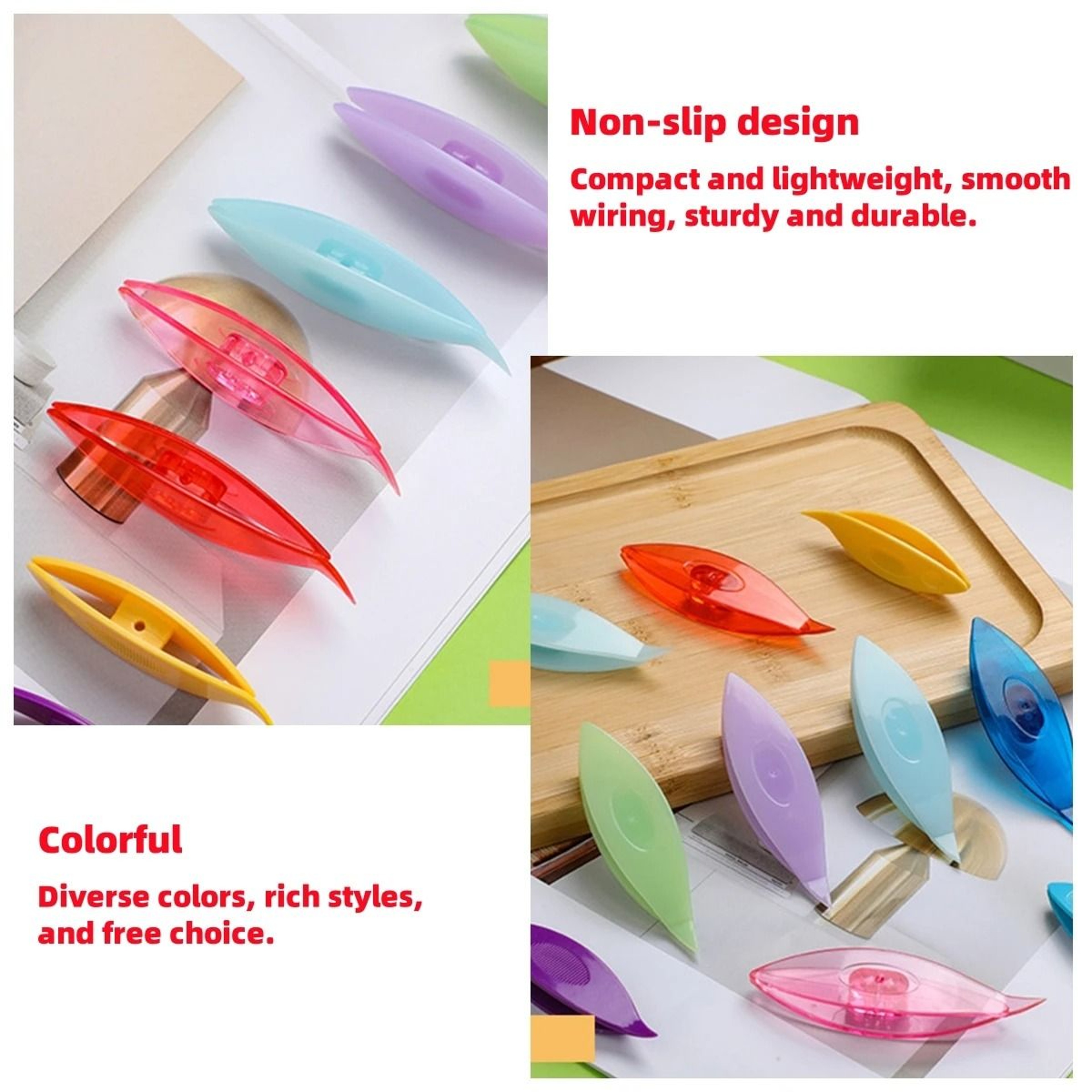 Colorful Plastic Tatting Shuttle Set For Handmade Lace And Thread Weaving 13