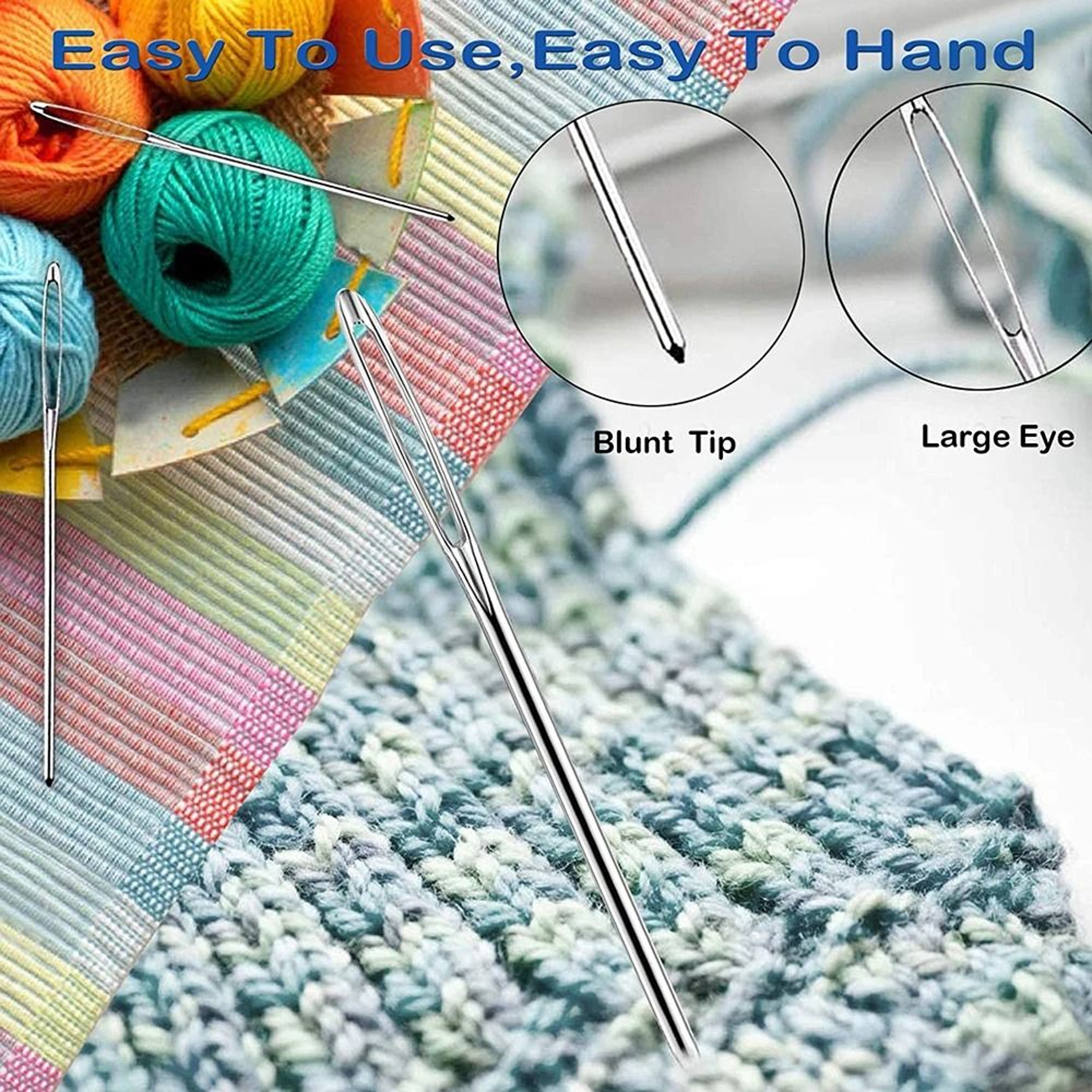 26 Piece Knitting Sewing Tool Kit With Yarn Needles And Markers 4