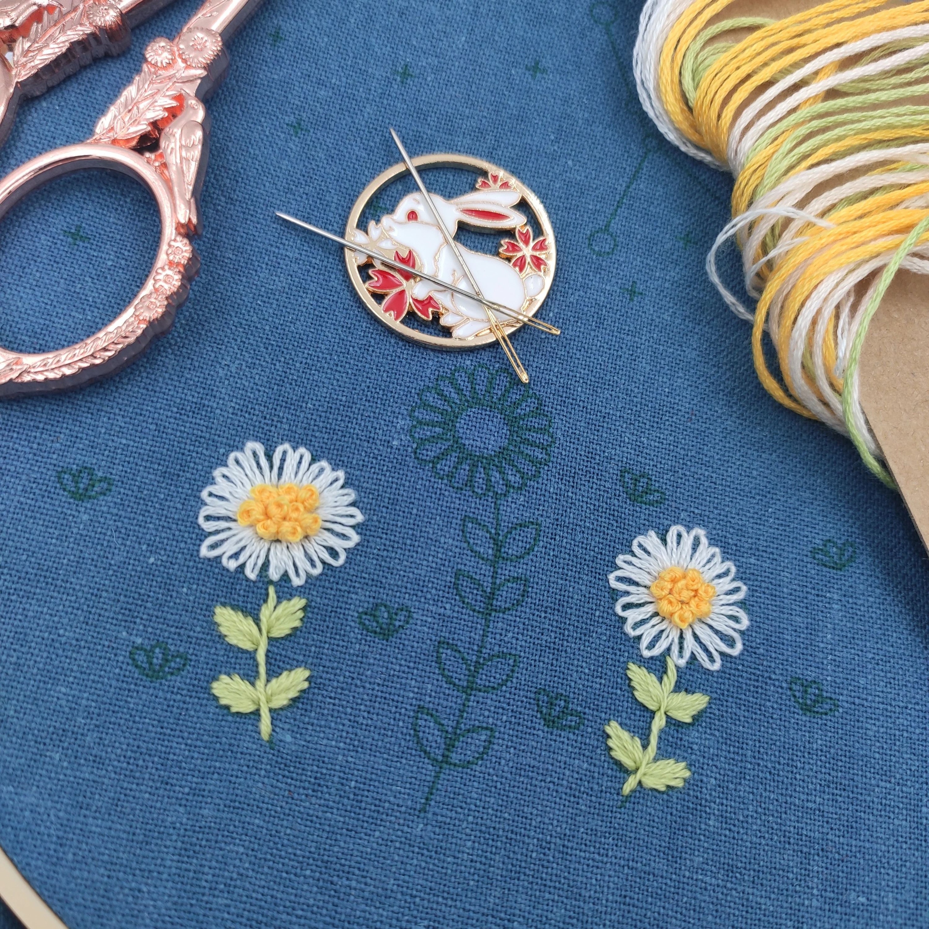 Cute Rabbit Magnetic Needle Minder For Cross Stitch And Embroidery Projects 8