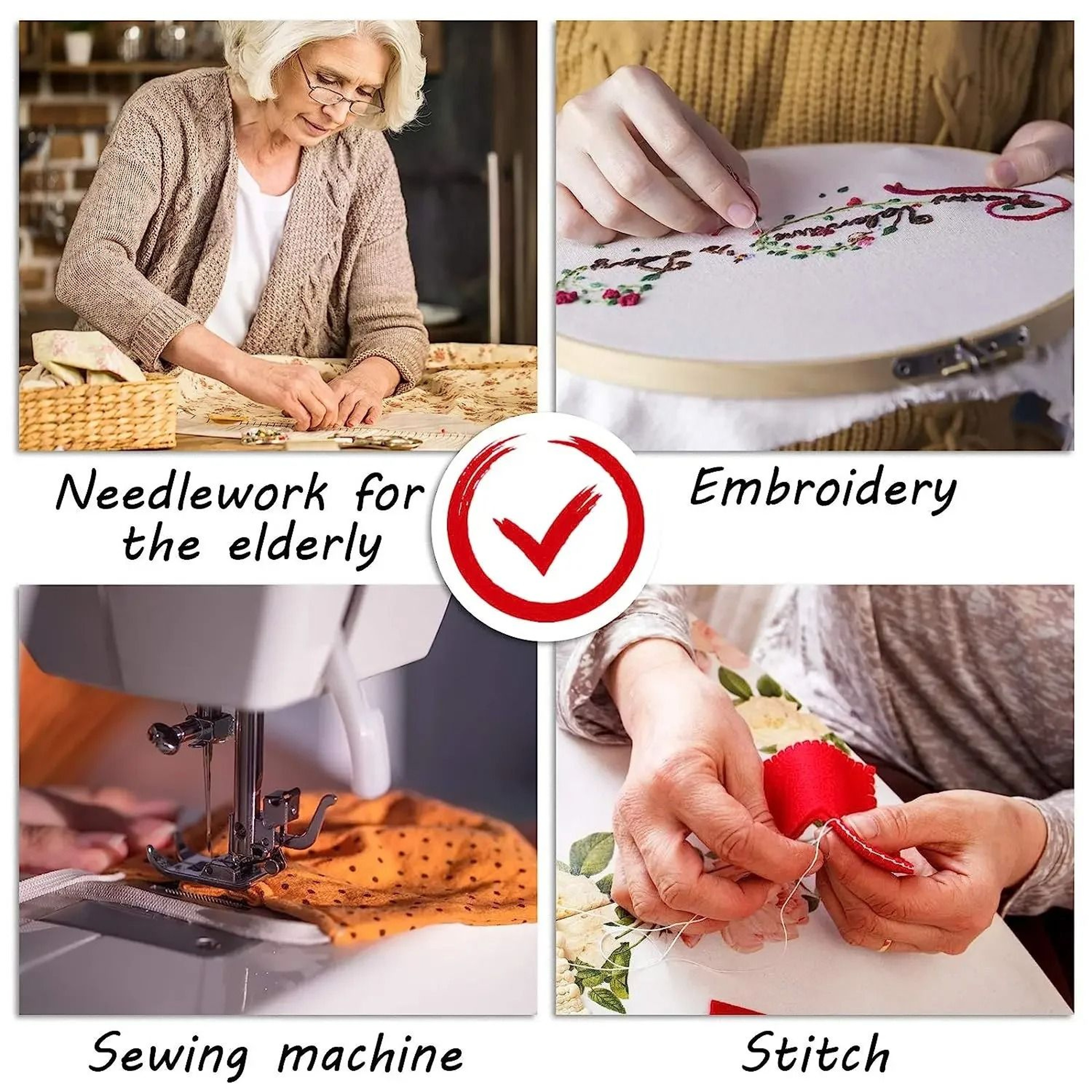 Ten Piece Automatic Needle Threader Set For Easy Hand Machine Sewing 2