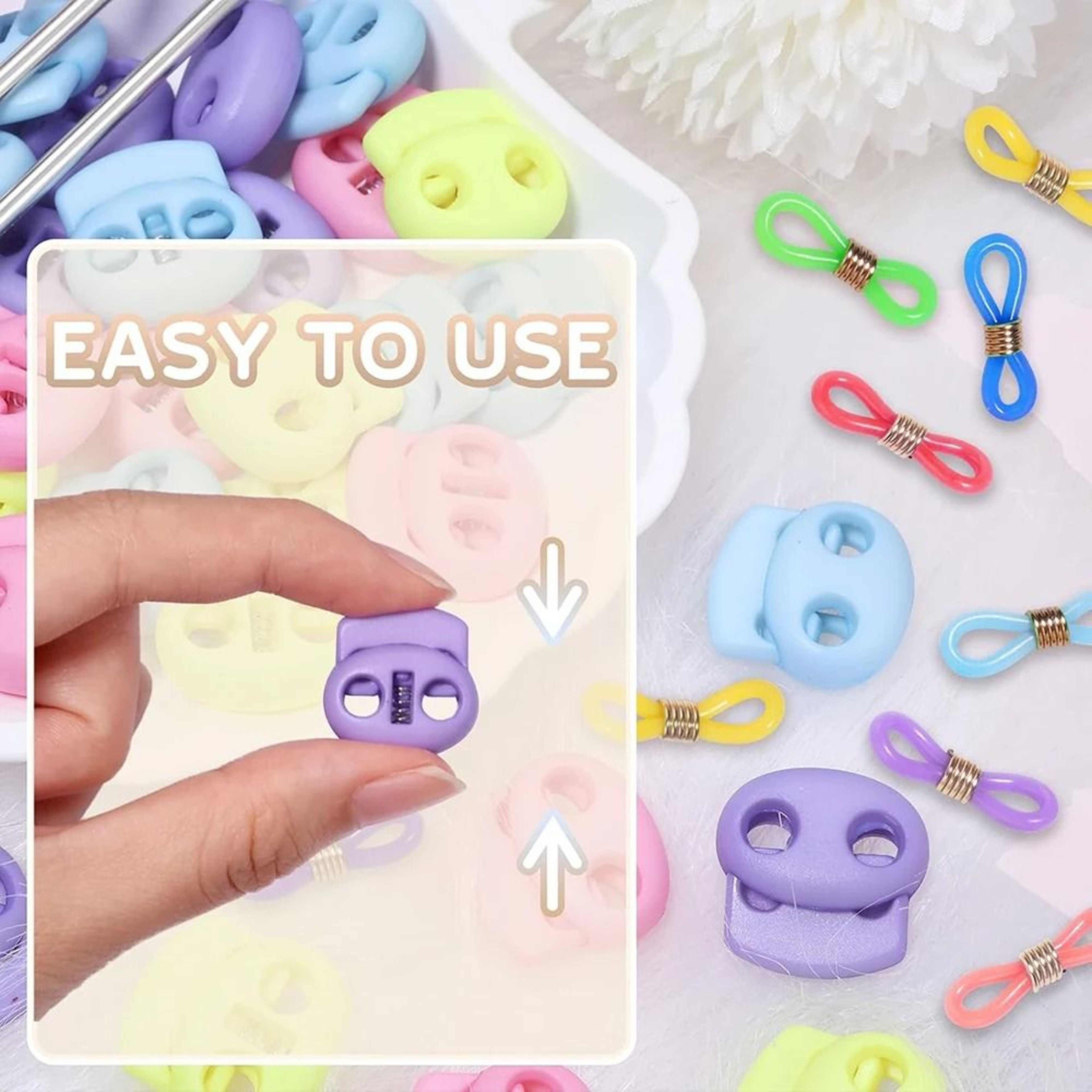 32 Piece Silicone Knitting Needle Stoppers And Point Protectors 4