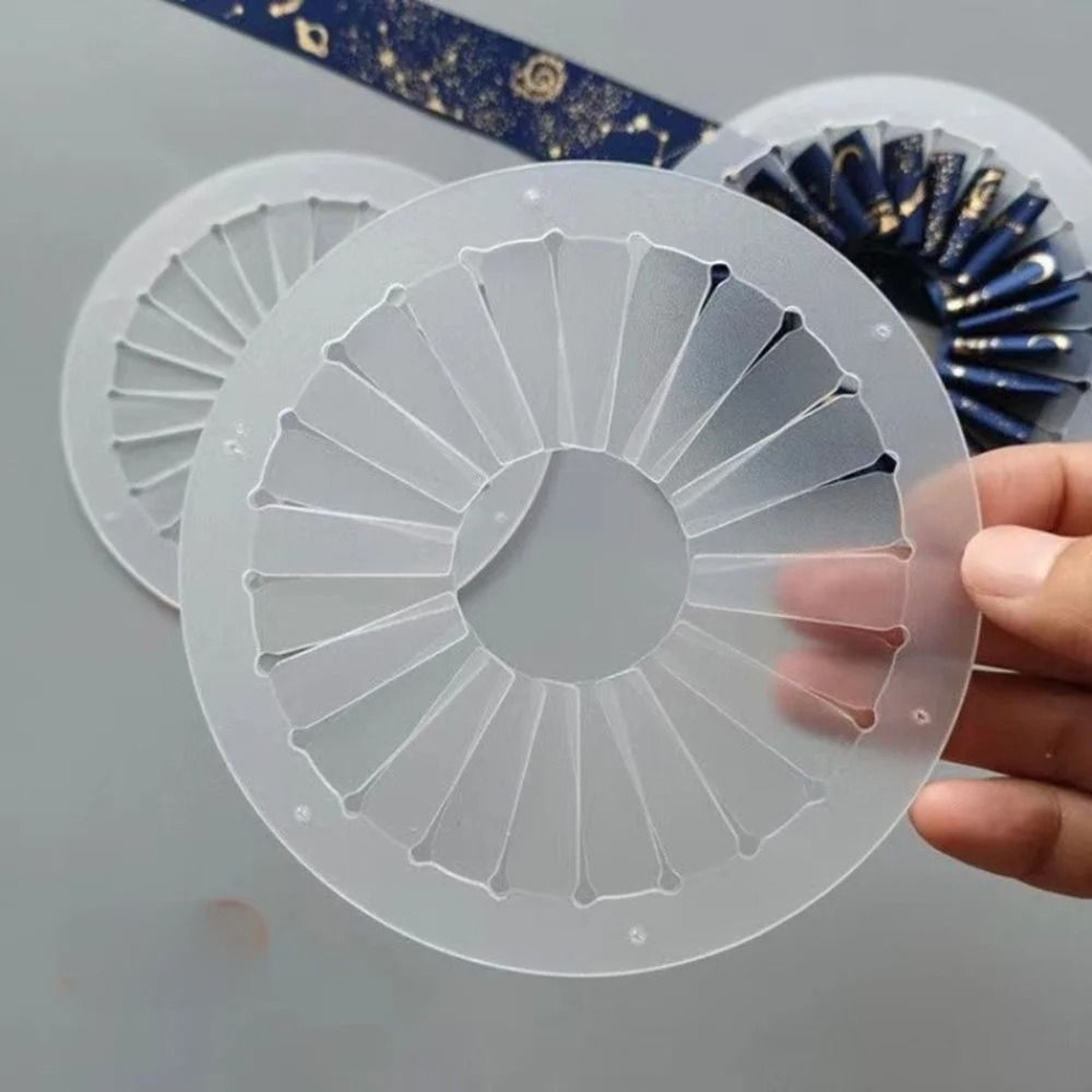 Clear Ribbon Rosette Maker And DIY Flower Making Tool 8