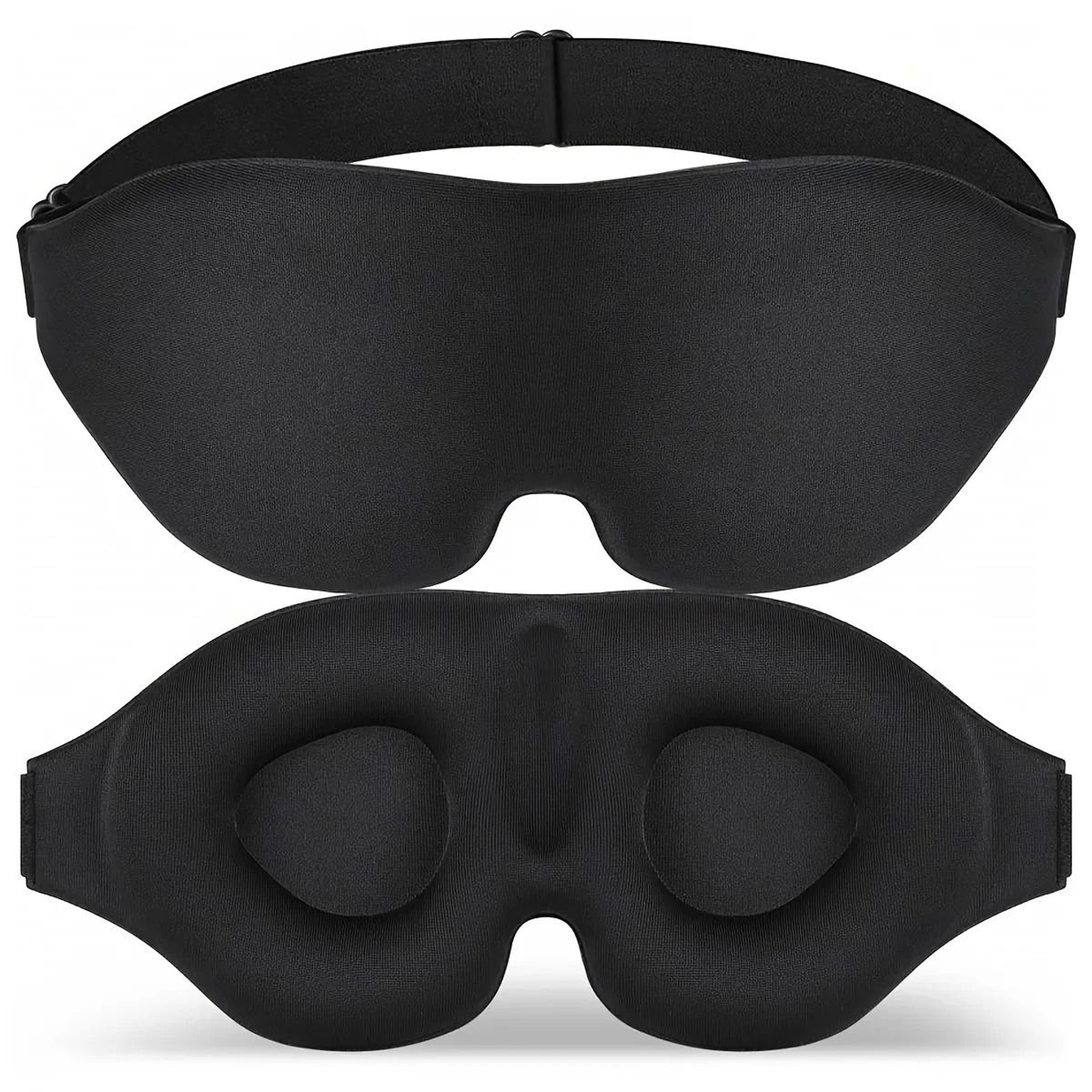 Contoured Blackout Sleep Eye Mask With Pressure Free Eye Cups 1
