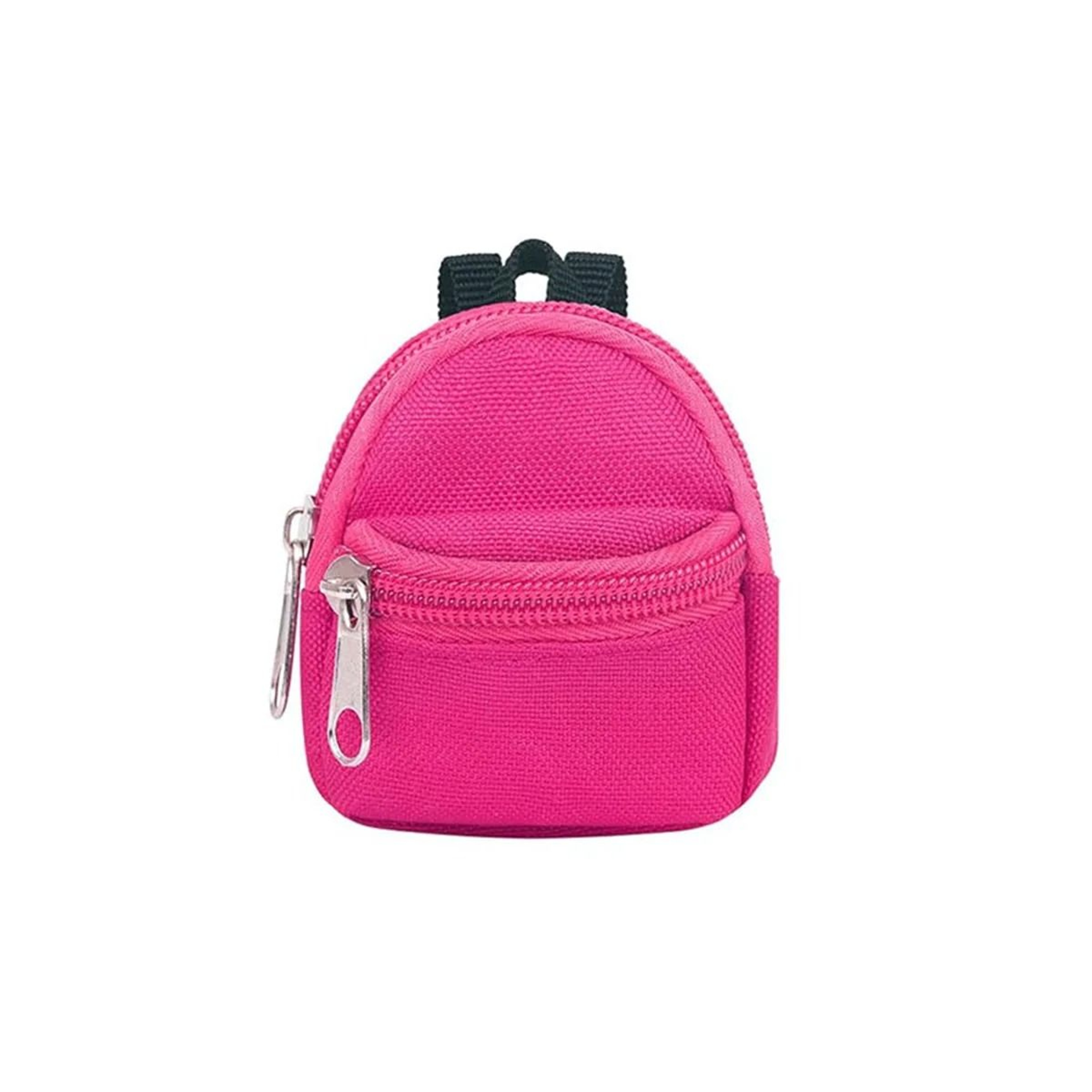 Mini Backpack Coin Purse Keychain With Functional Zipper Storage 5