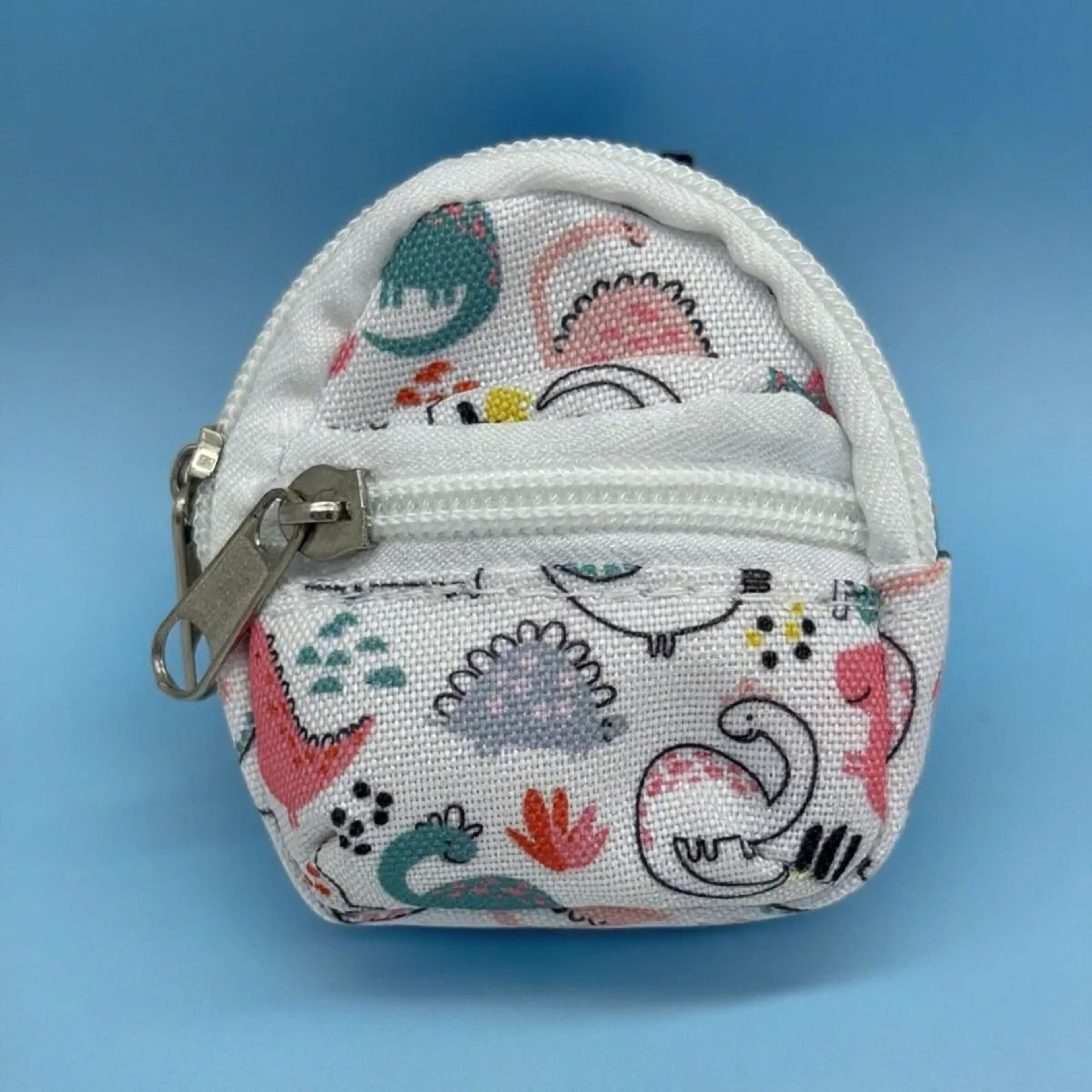Mini Backpack Coin Purse Keychain With Functional Zipper Storage 20