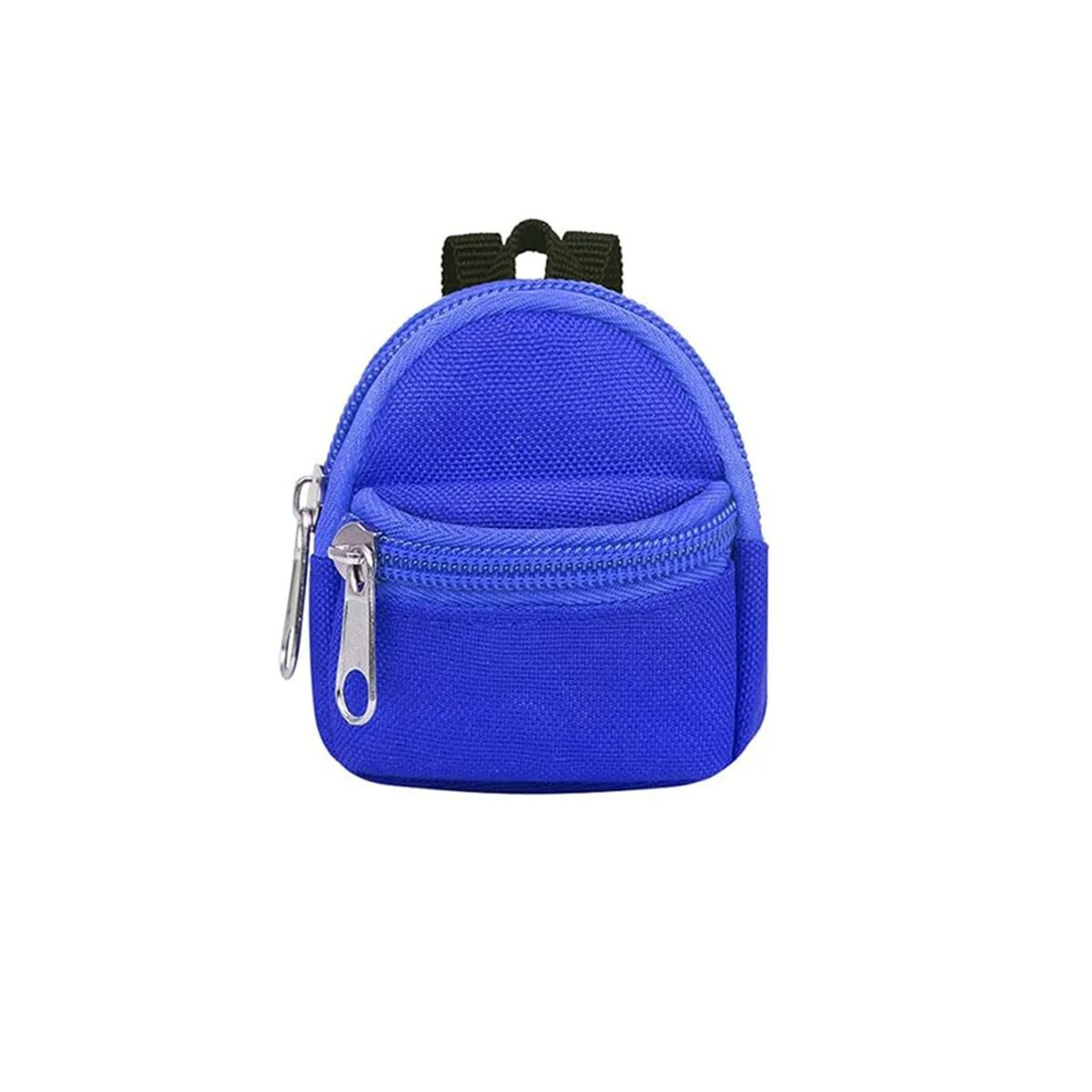Mini Backpack Coin Purse Keychain With Functional Zipper Storage 4
