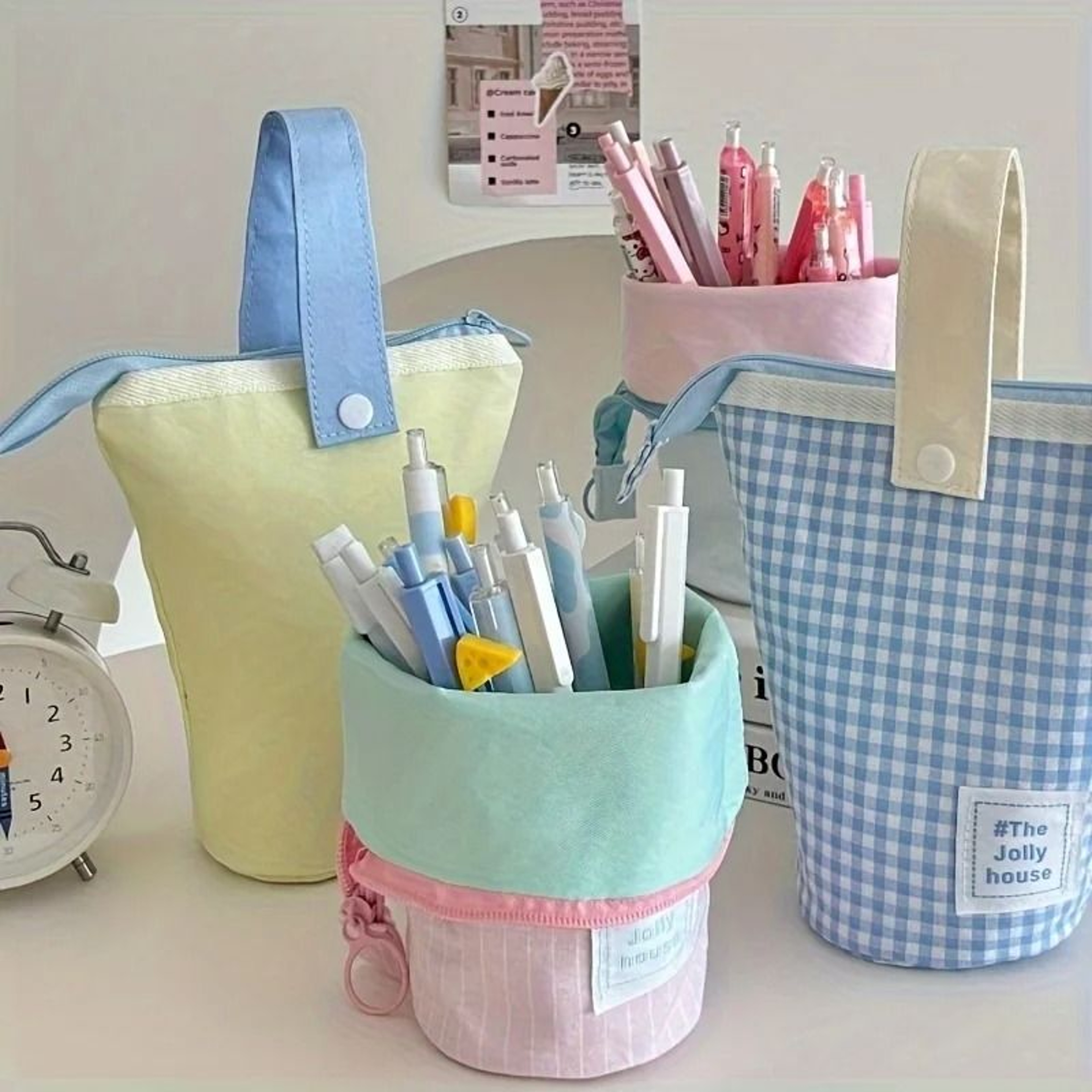 Jolly House Large Capacity Pencil Case And Portable Desk Organizer 0