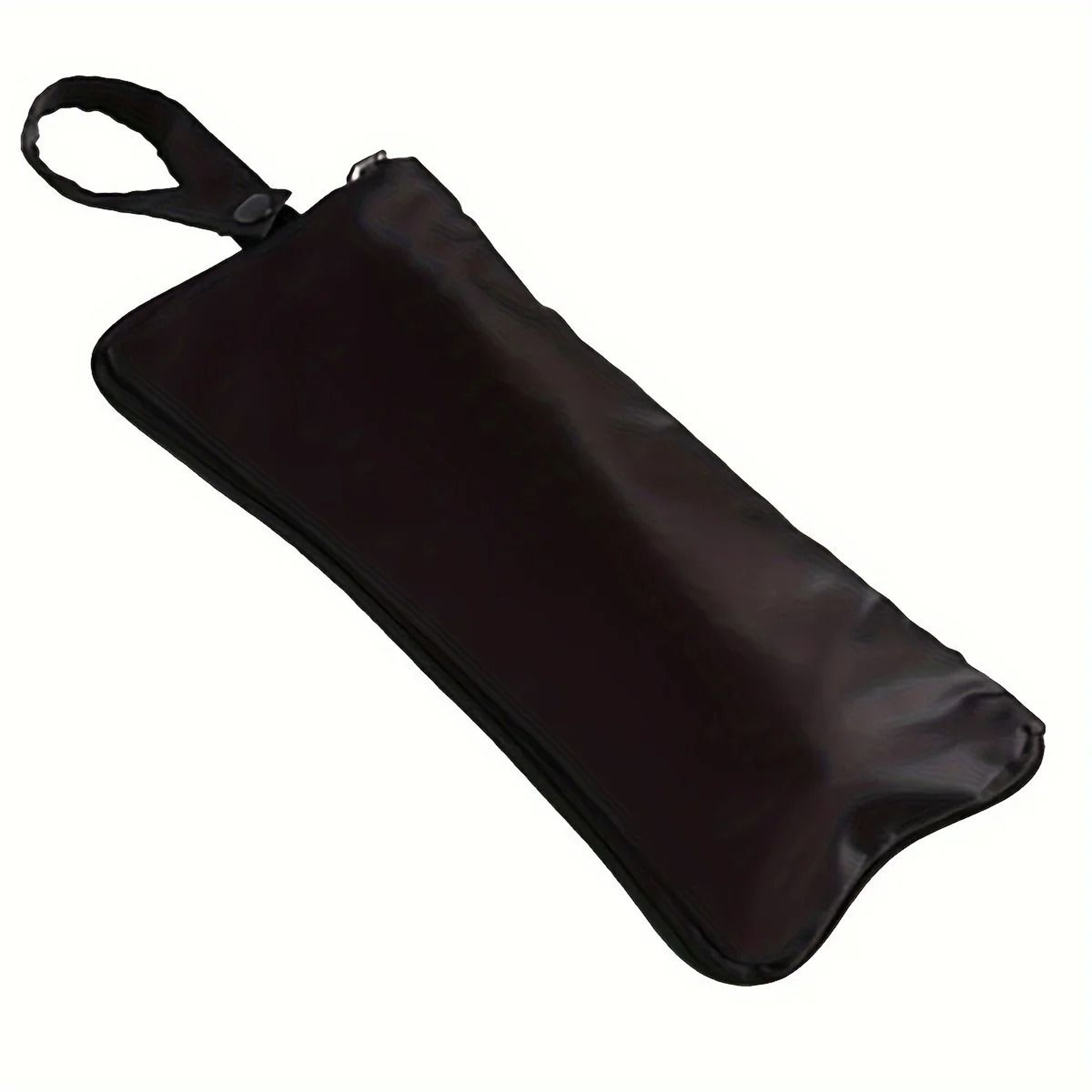 Black Microfiber Folding Umbrella Storage Bag With Carry Handle 2