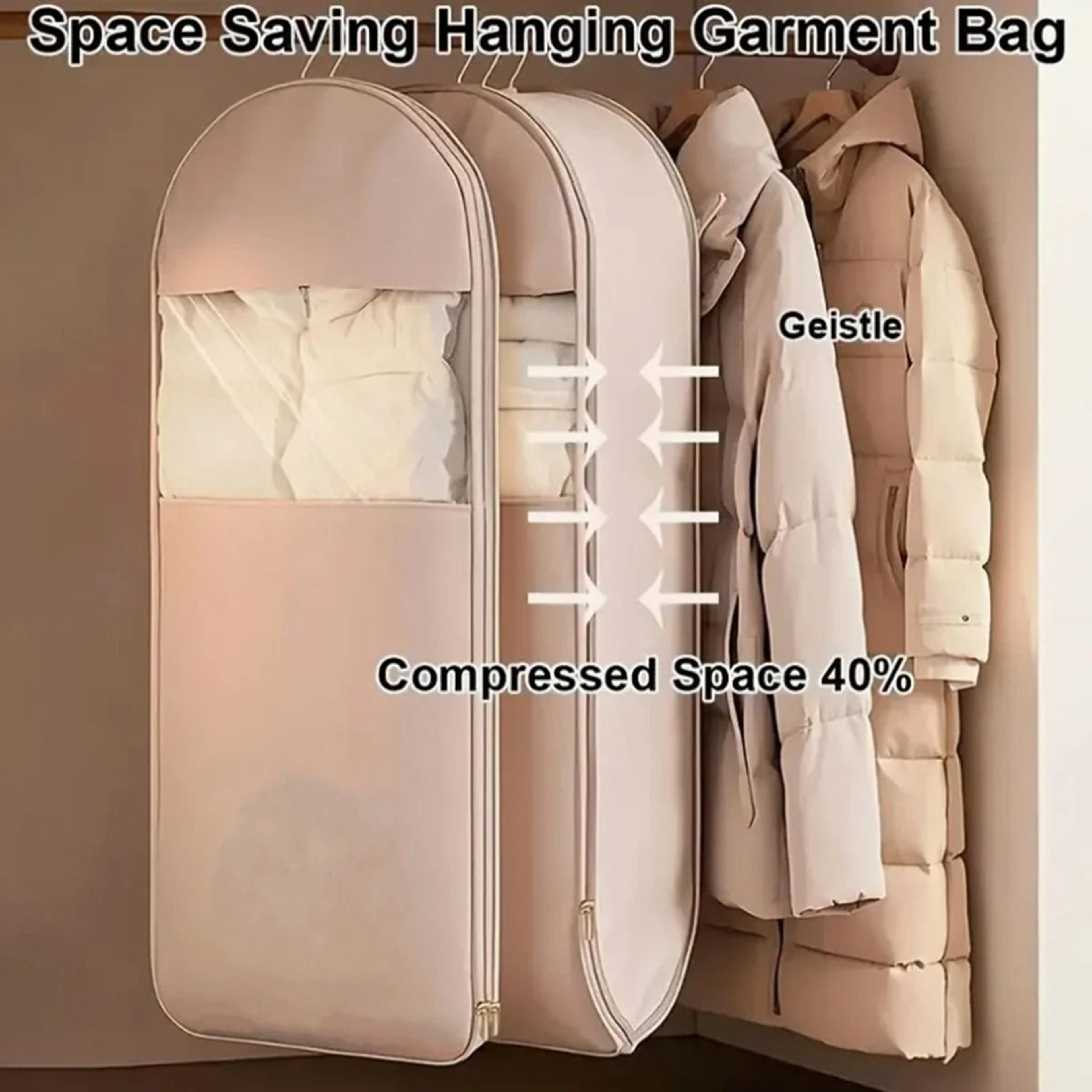 Visible Compression Garment Cover For Down Jackets And Coats 9