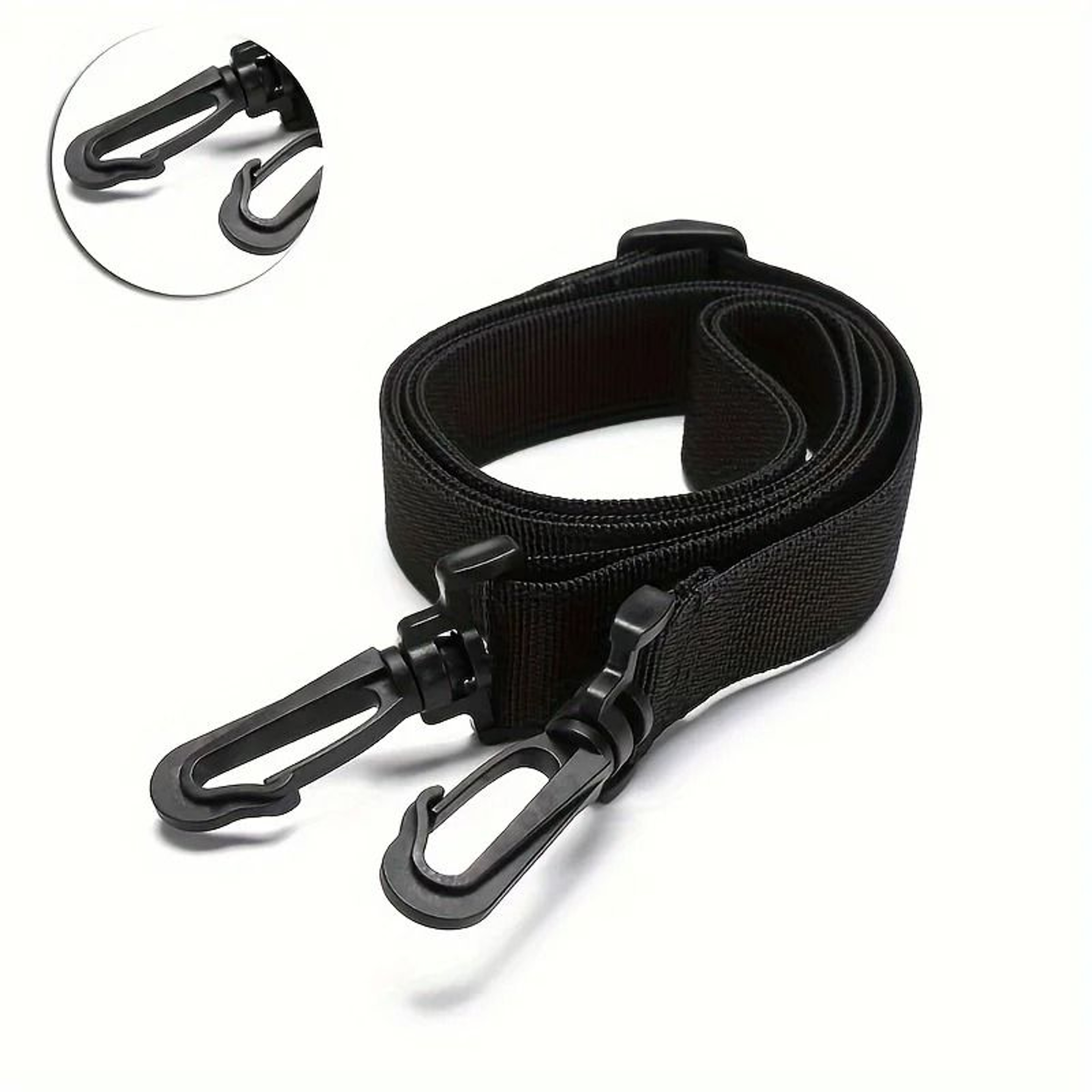 Adjustable Black Replacement Shoulder Strap For Crossbody And Messenger Bags 5
